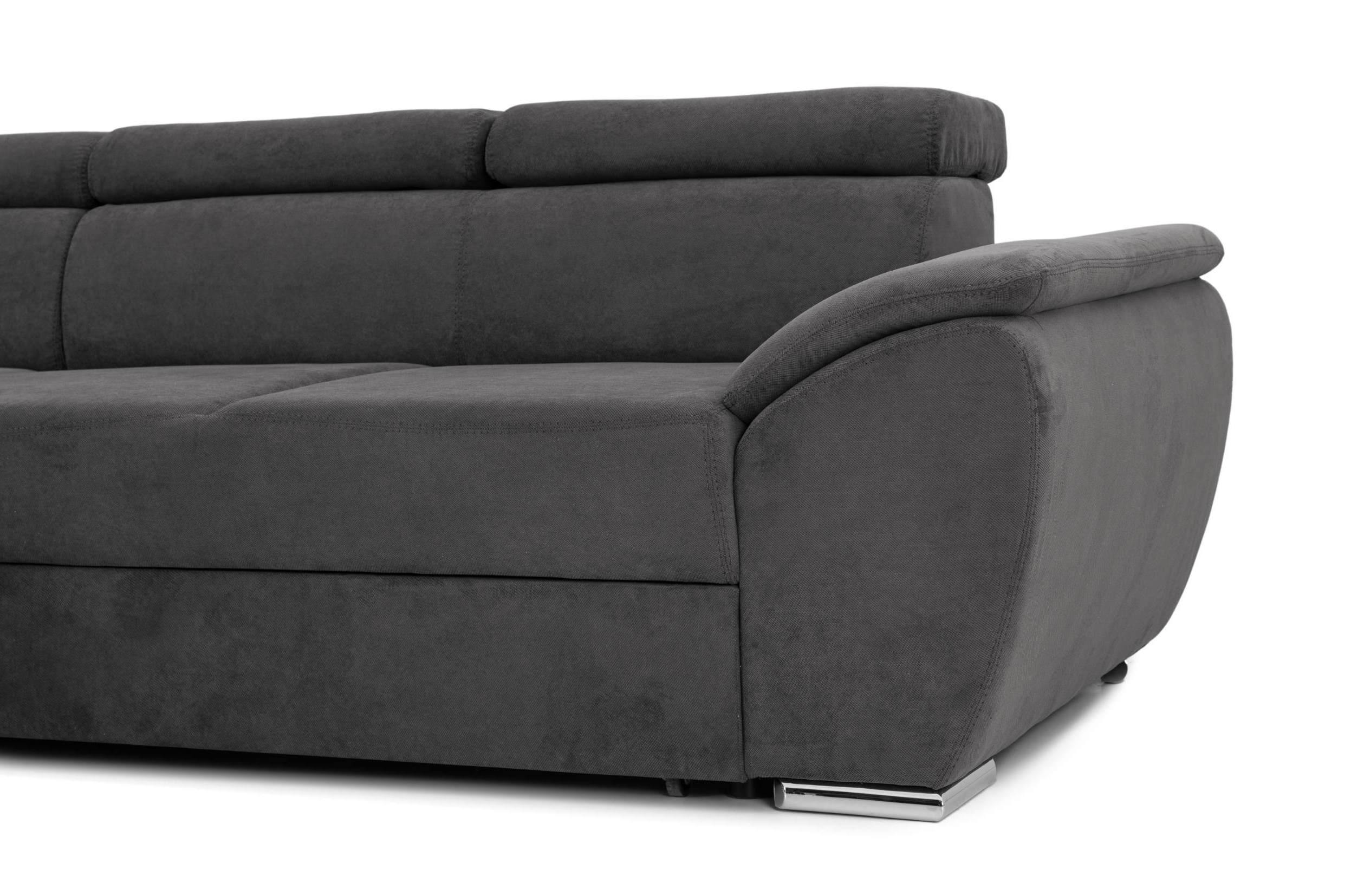 Colțar Extensibil CUBA, cu tetiere reglabile, variante stânga/dreapta 266x232x80 cm Prestige Home