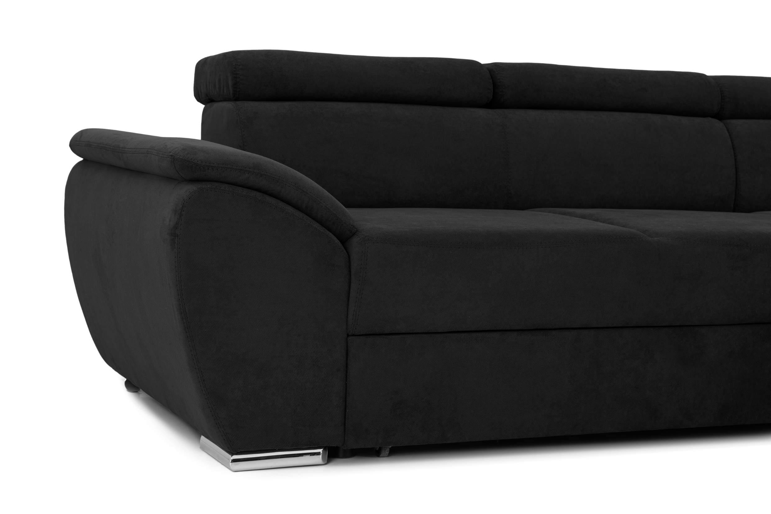 Colțar Extensibil CUBA, cu tetiere reglabile, variante stânga/dreapta 266x232x80 cm Prestige Home