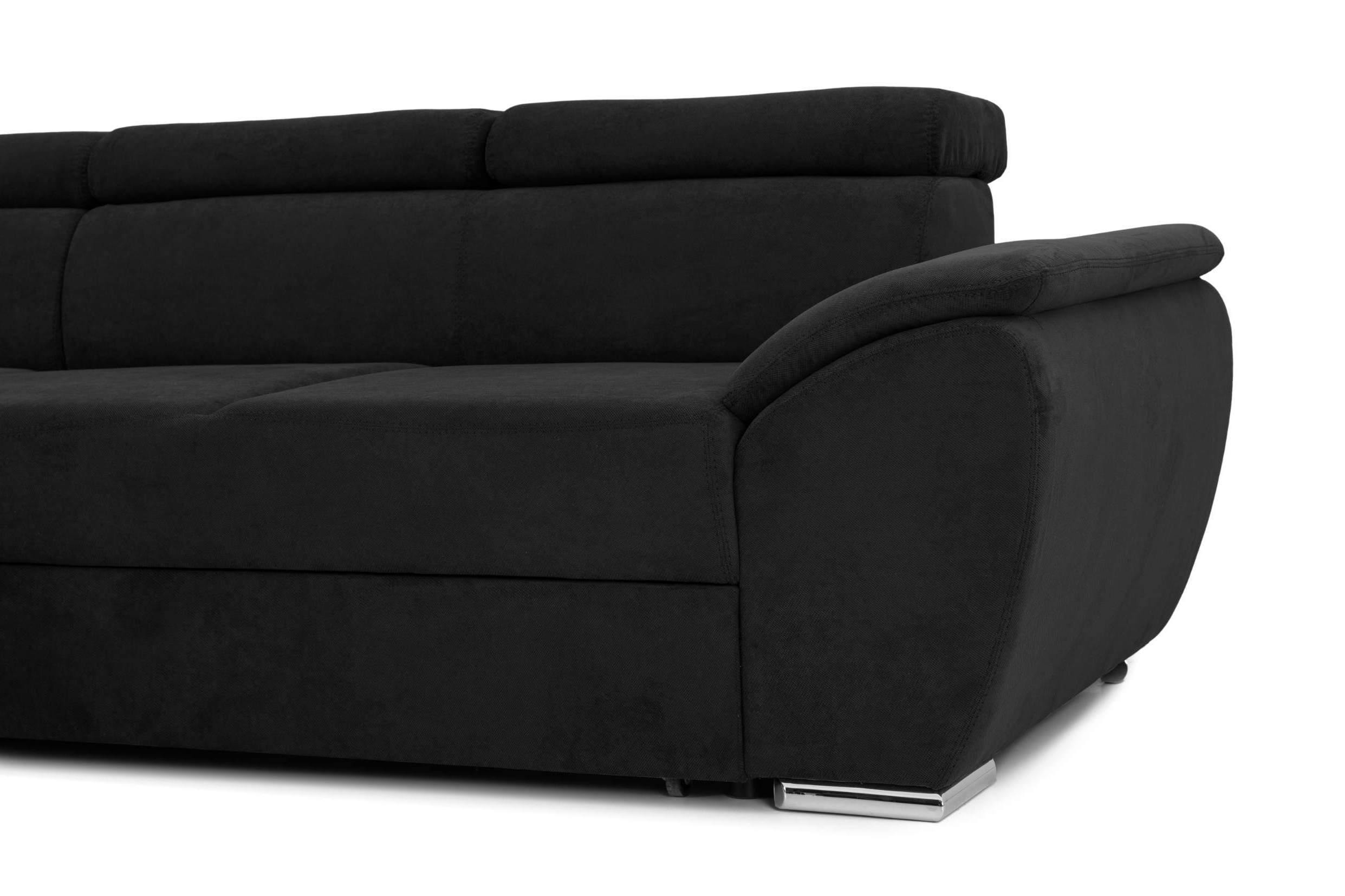 Colțar Extensibil CUBA, cu tetiere reglabile, variante stânga/dreapta 266x232x80 cm Prestige Home