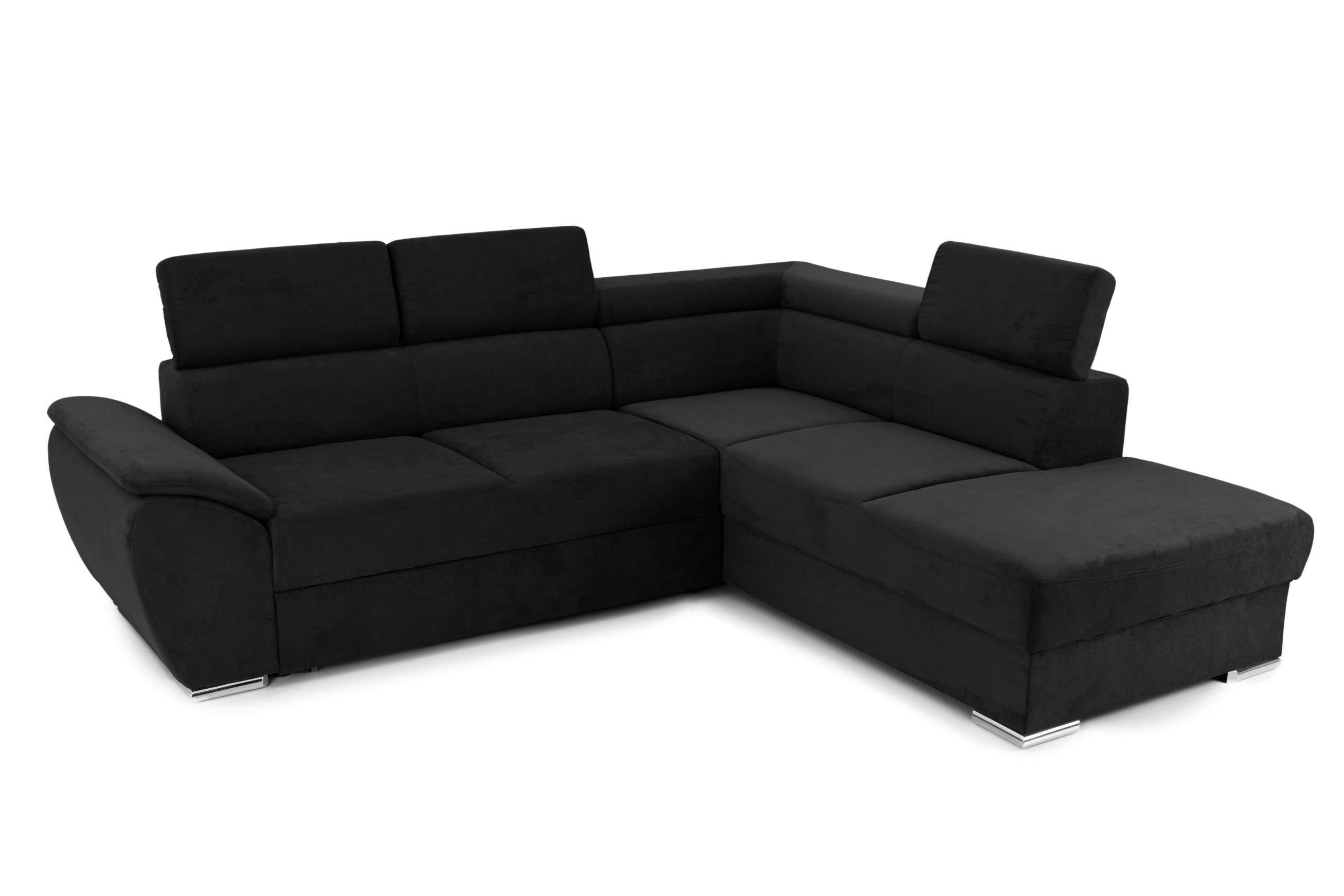 Colțar Extensibil CUBA, cu tetiere reglabile, variante stânga/dreapta 266x232x80 cm Prestige Home