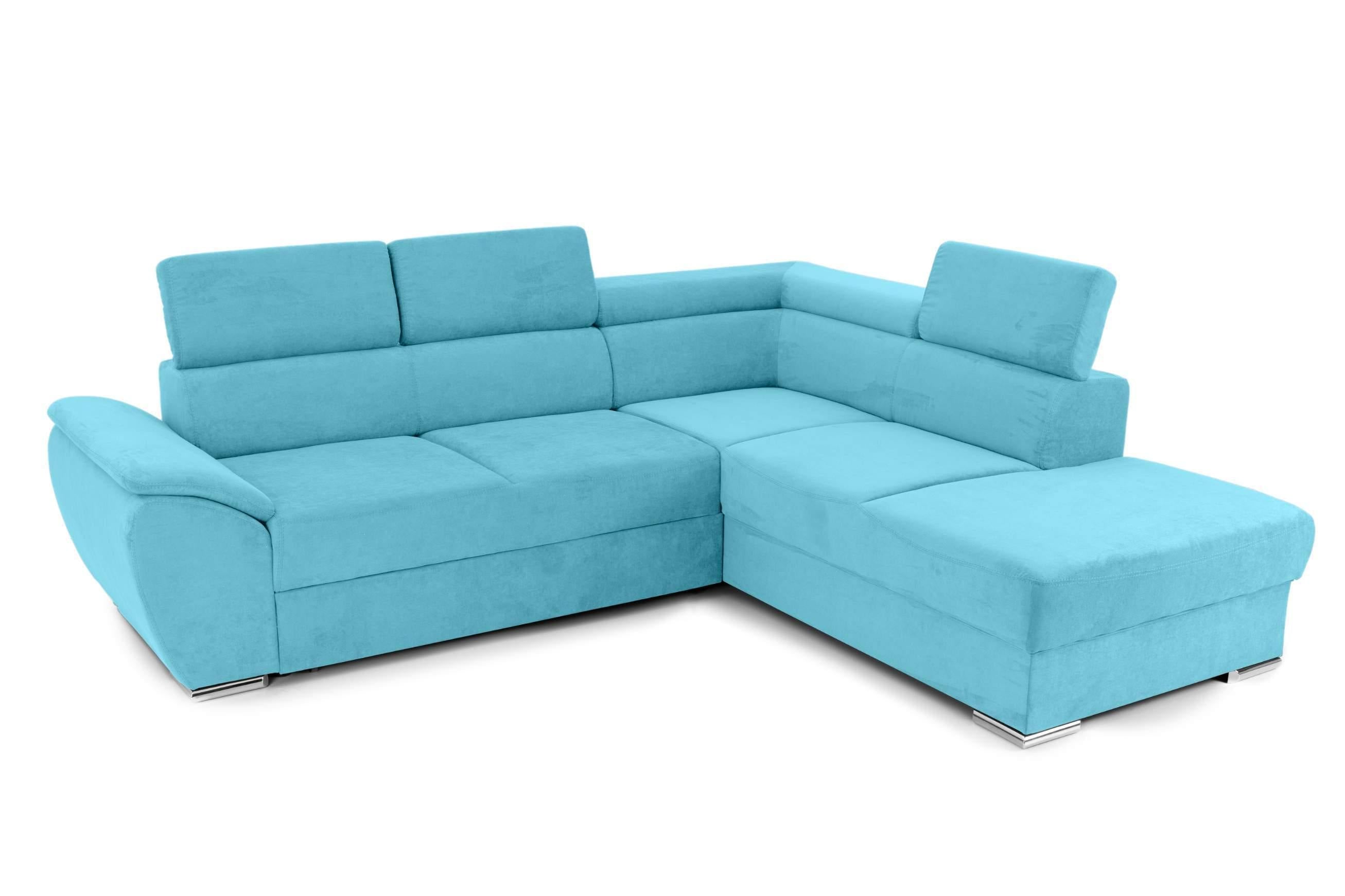Colțar Extensibil CUBA, cu tetiere reglabile, variante stânga/dreapta 266x232x80 cm Prestige Home