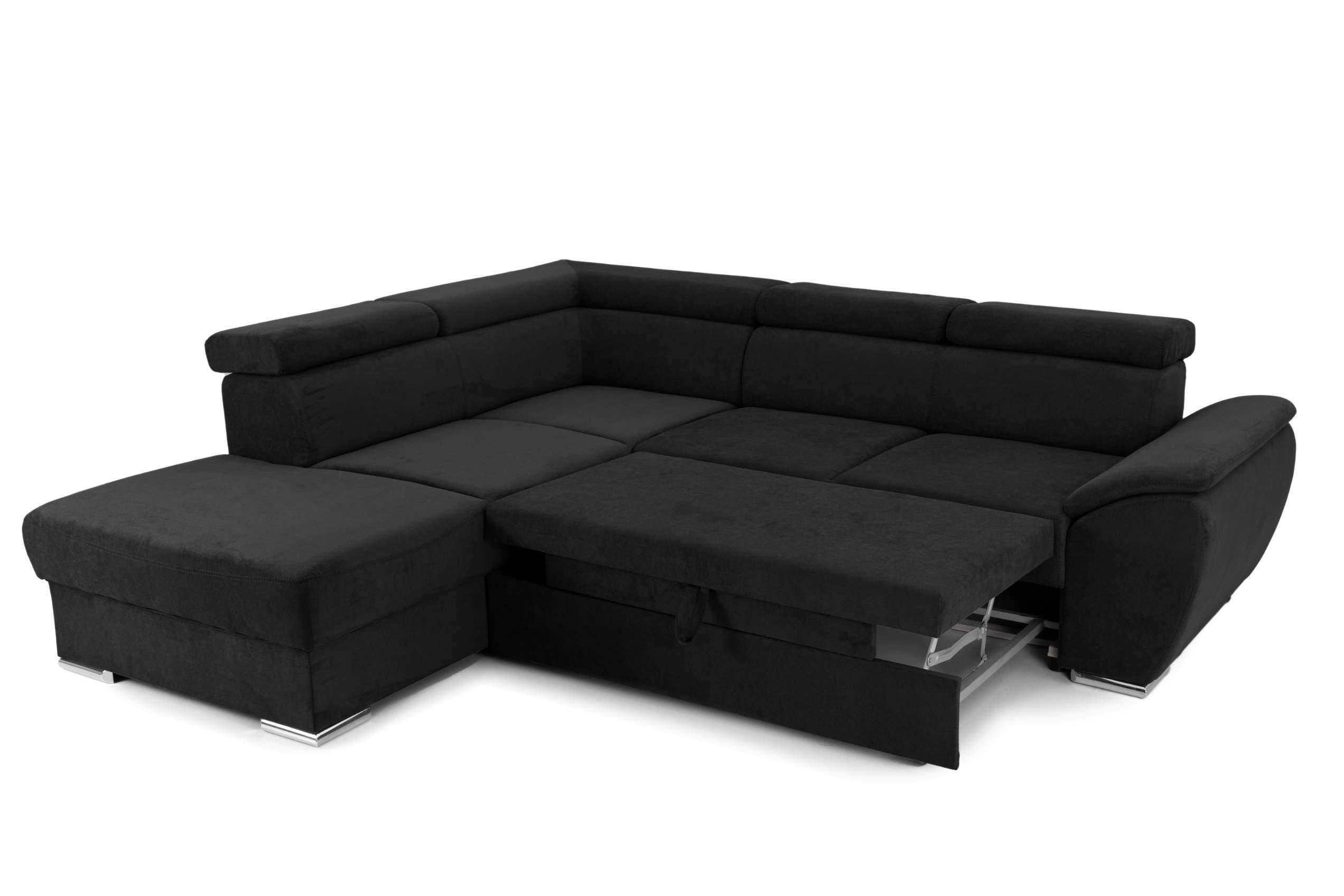 Colțar Extensibil CUBA, cu tetiere reglabile, variante stânga/dreapta 266x232x80 cm Prestige Home