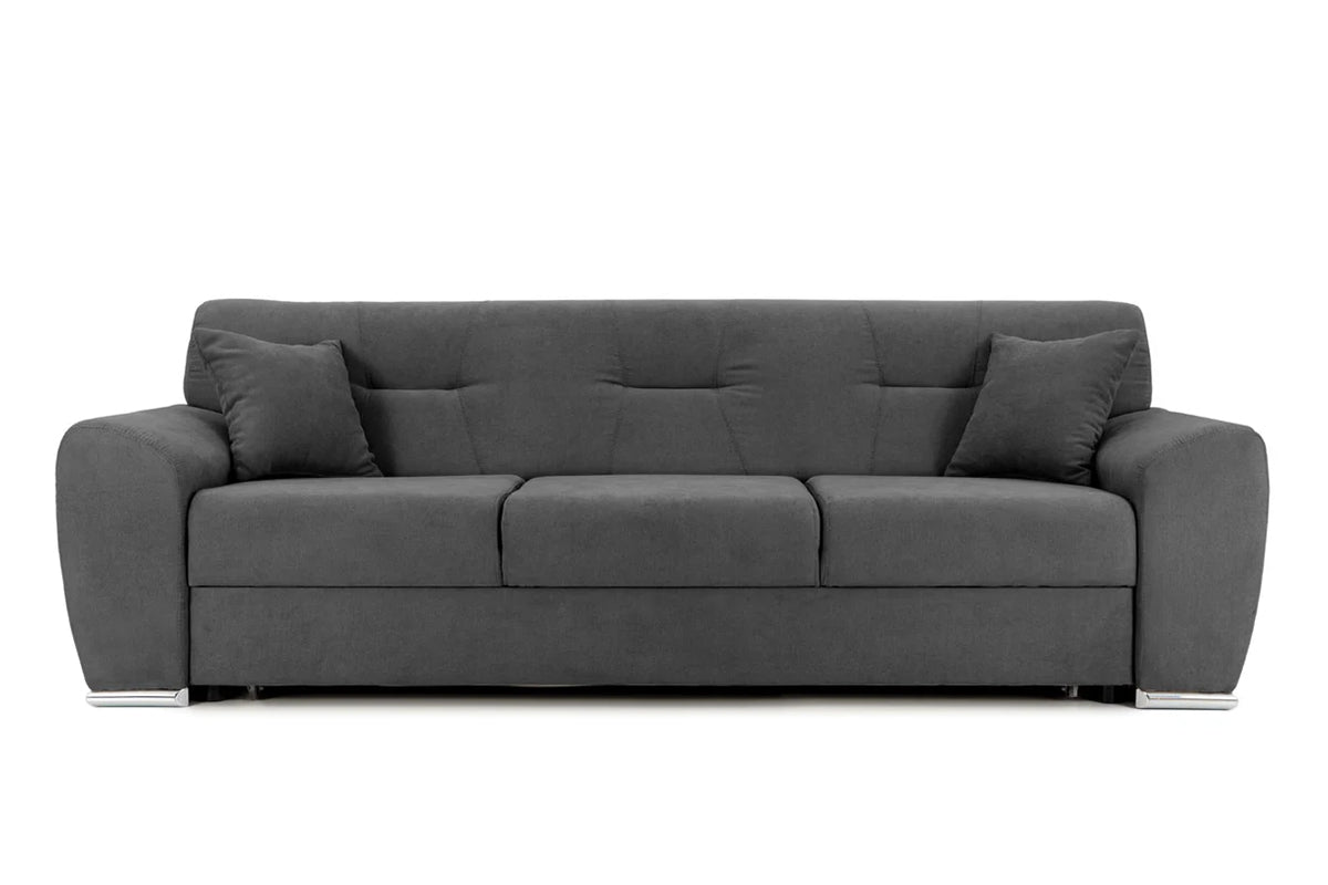 Canapea Extensibilă 3 locuri ASTORIA, 241x96x86 cm Gri-Inchis-Enjoy Prestige Home