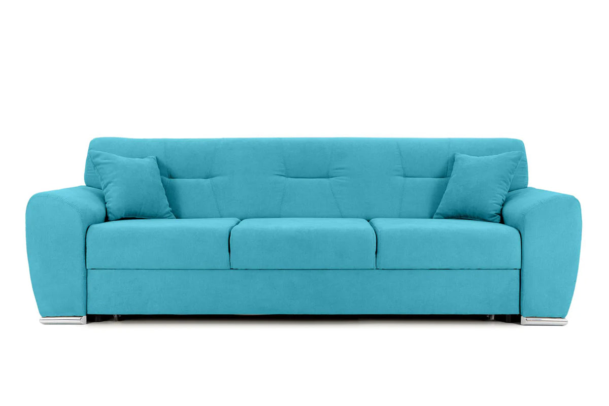 Canapea Extensibilă 3 locuri ASTORIA, 241x96x86 cm Turcoaz-Enjoy Prestige Home