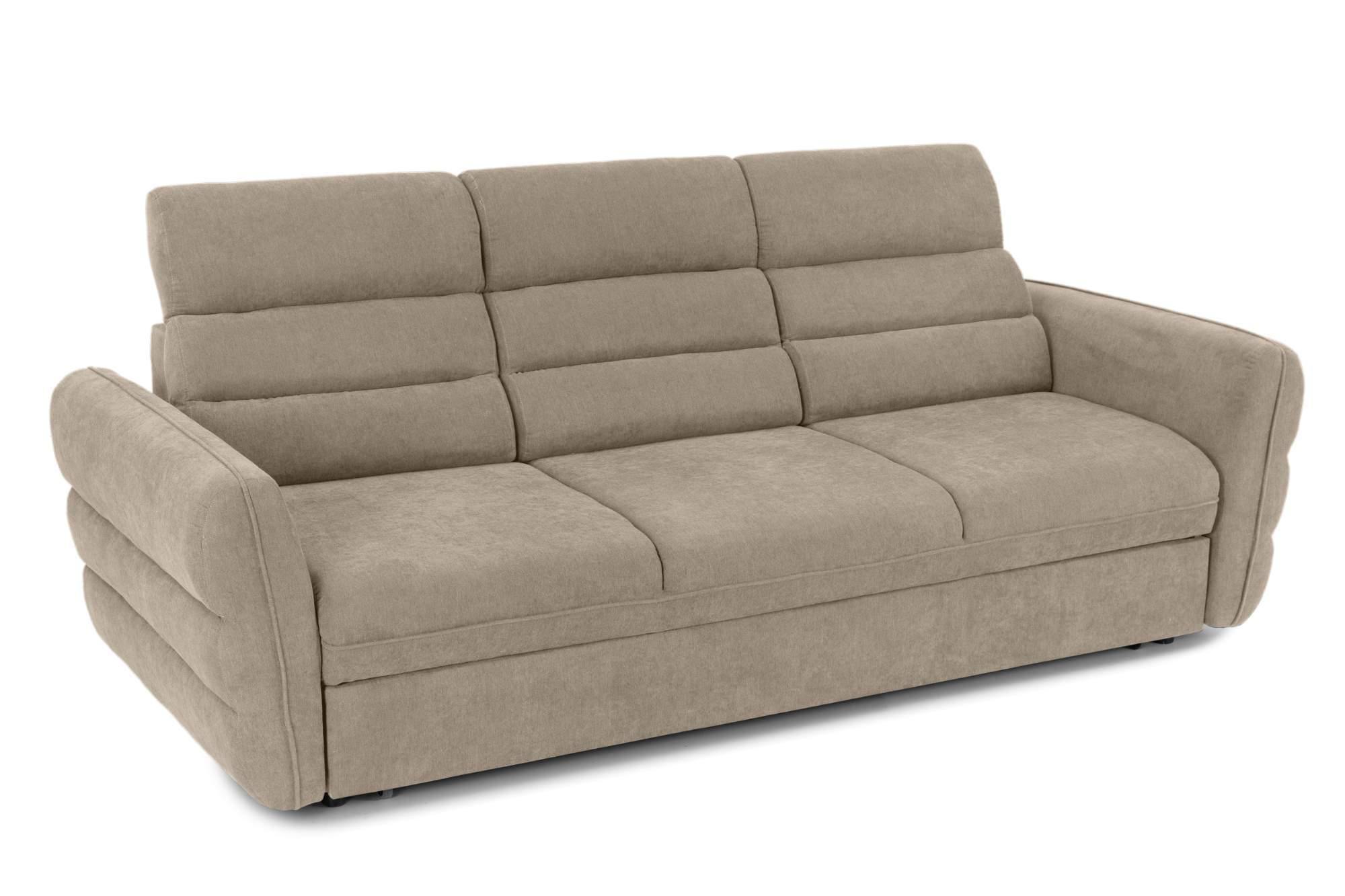 Canapea Extensibilă 3 locuri TENERIFE, cu tetiere reglabile, 230x95x100 cm Prestige Home