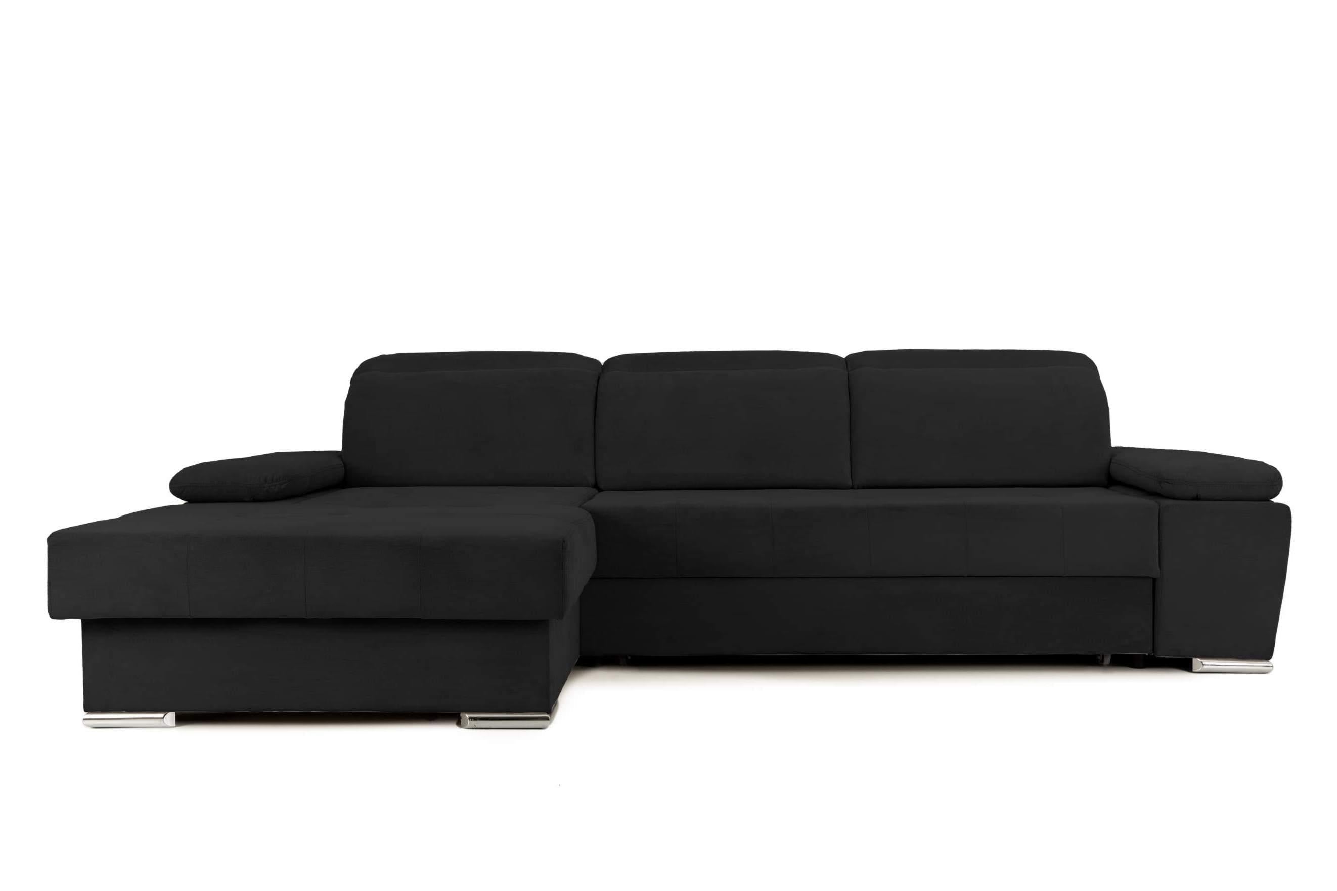 Colțar Extensibil TRENDY, cu ladă de depozitare, cu tetiere reglabile, variante stânga/dreapta 295x170x105 cm Prestige Home