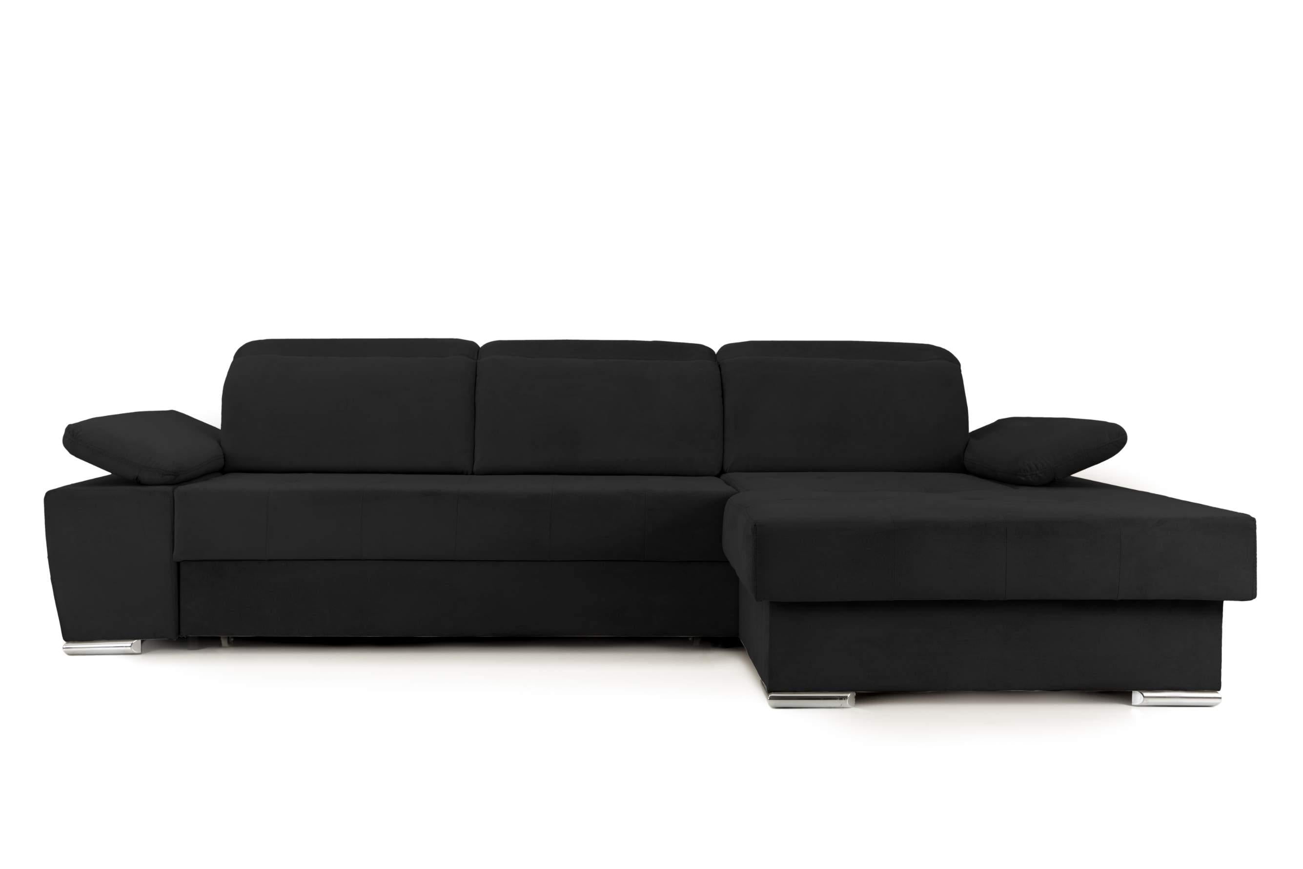 Colțar Extensibil TRENDY, cu ladă de depozitare, cu tetiere reglabile, variante stânga/dreapta 295x170x105 cm Prestige Home