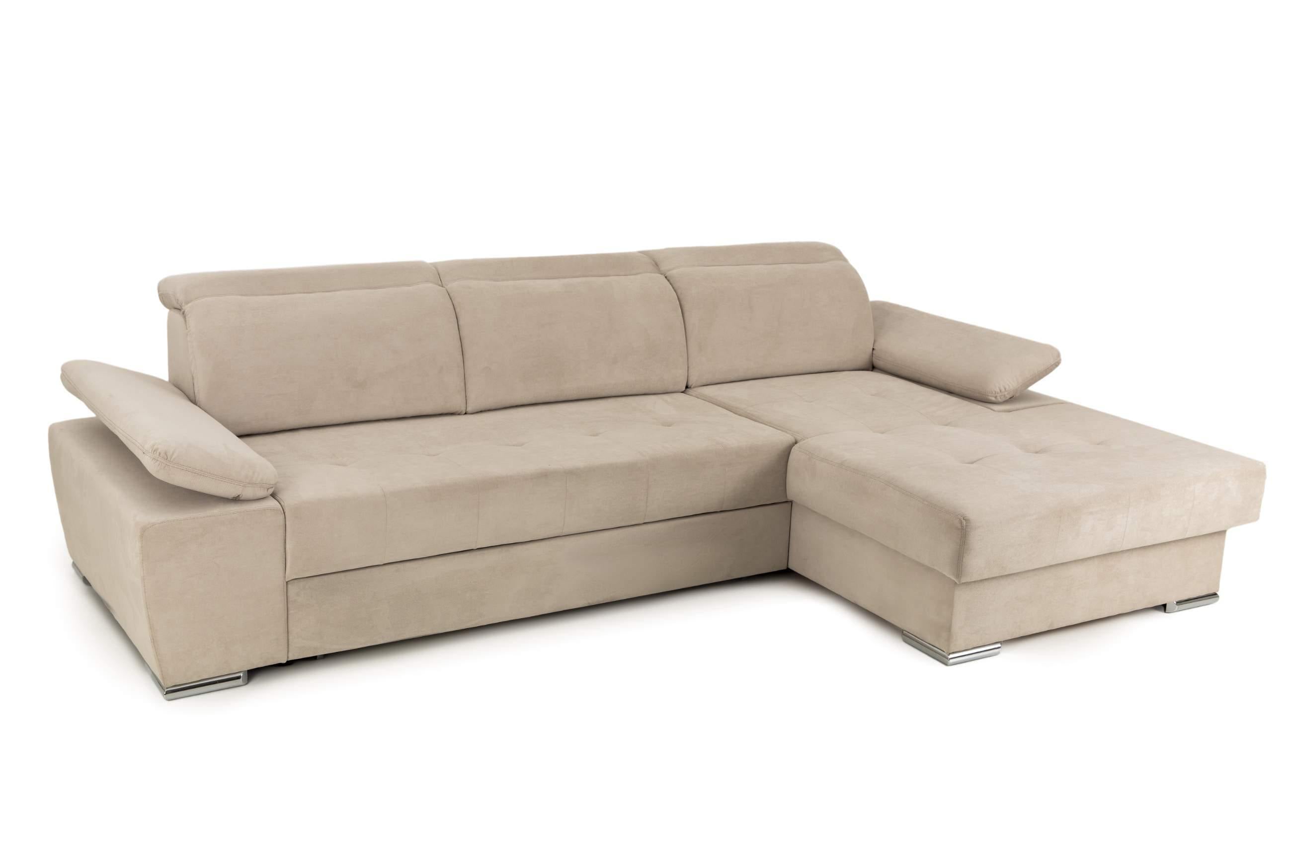 Colțar Extensibil TRENDY, cu ladă de depozitare, cu tetiere reglabile, variante stânga/dreapta 295x170x105 cm Prestige Home