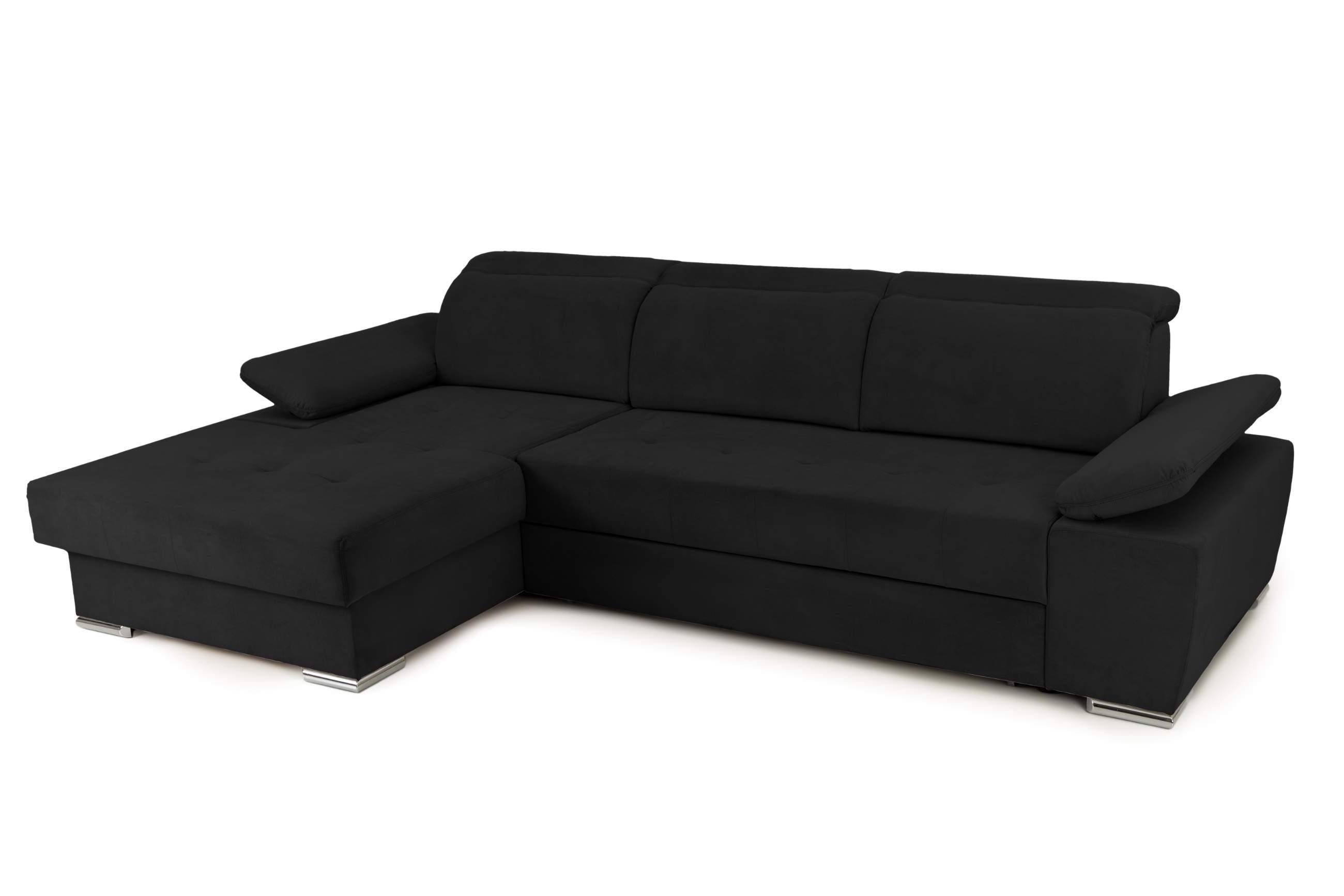 Colțar Extensibil TRENDY, cu ladă de depozitare, cu tetiere reglabile, variante stânga/dreapta 295x170x105 cm Prestige Home