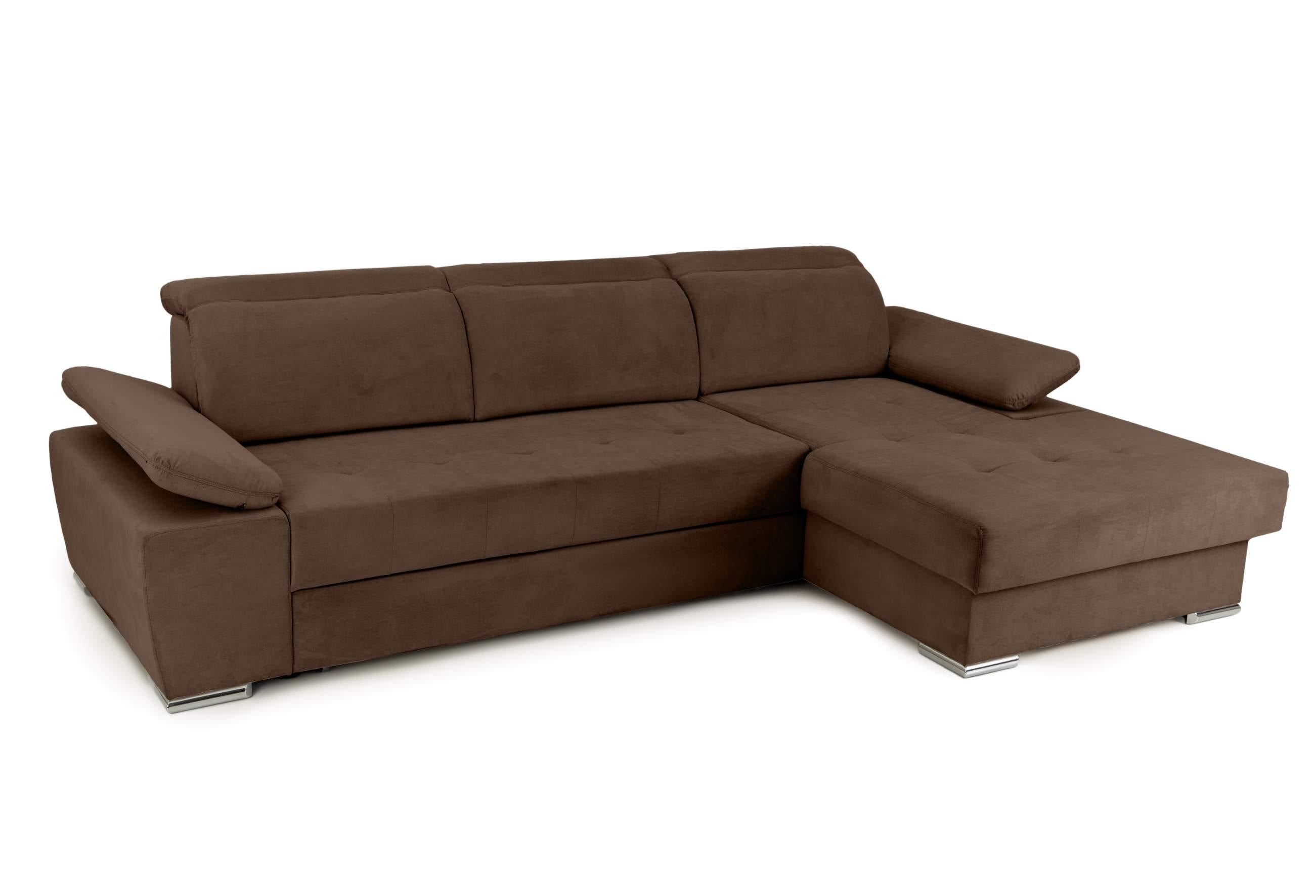 Colțar Extensibil TRENDY, cu ladă de depozitare, cu tetiere reglabile, variante stânga/dreapta 295x170x105 cm Prestige Home
