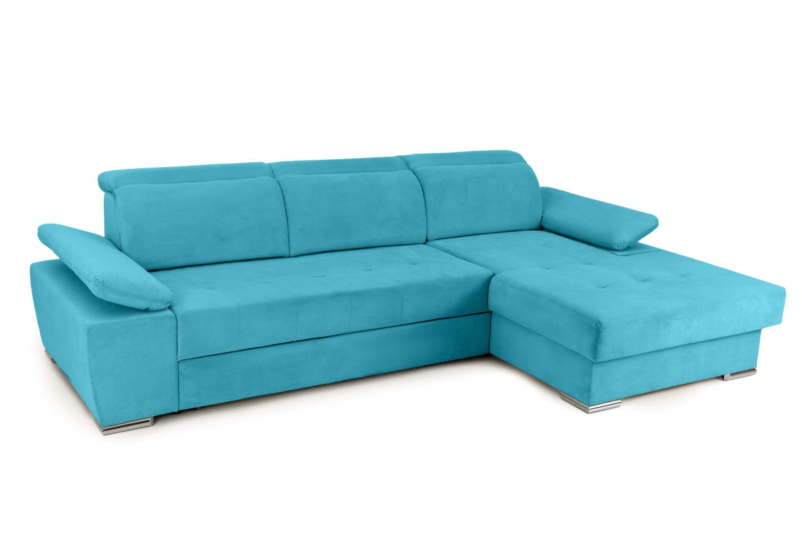 Colțar Extensibil TRENDY, cu ladă de depozitare, cu tetiere reglabile, variante stânga/dreapta 295x170x105 cm Prestige Home