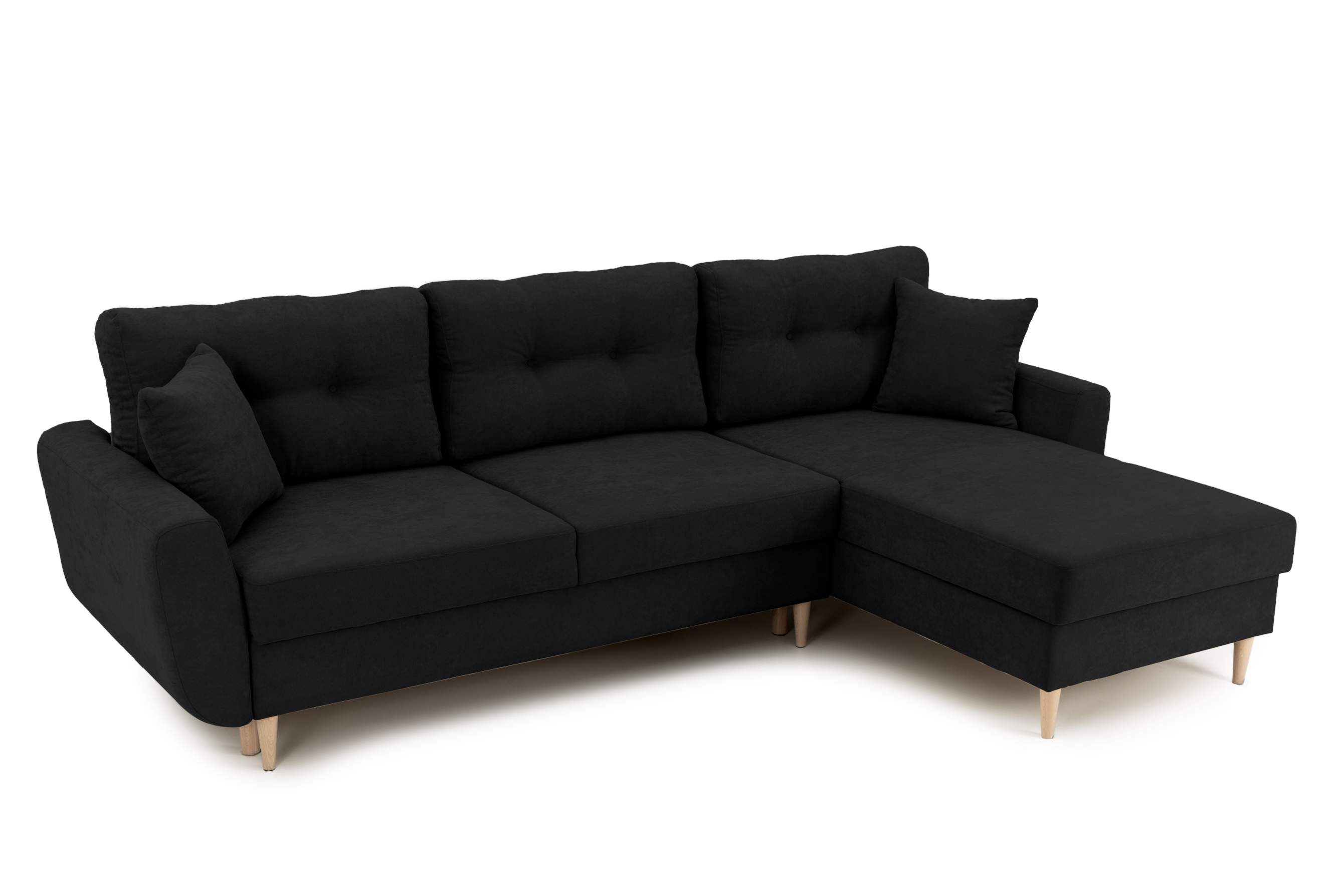 Colțar Extensibil HELSINKI, cu ladă de depozitare, variante stânga/dreapta 261x166x82 cm Prestige Home