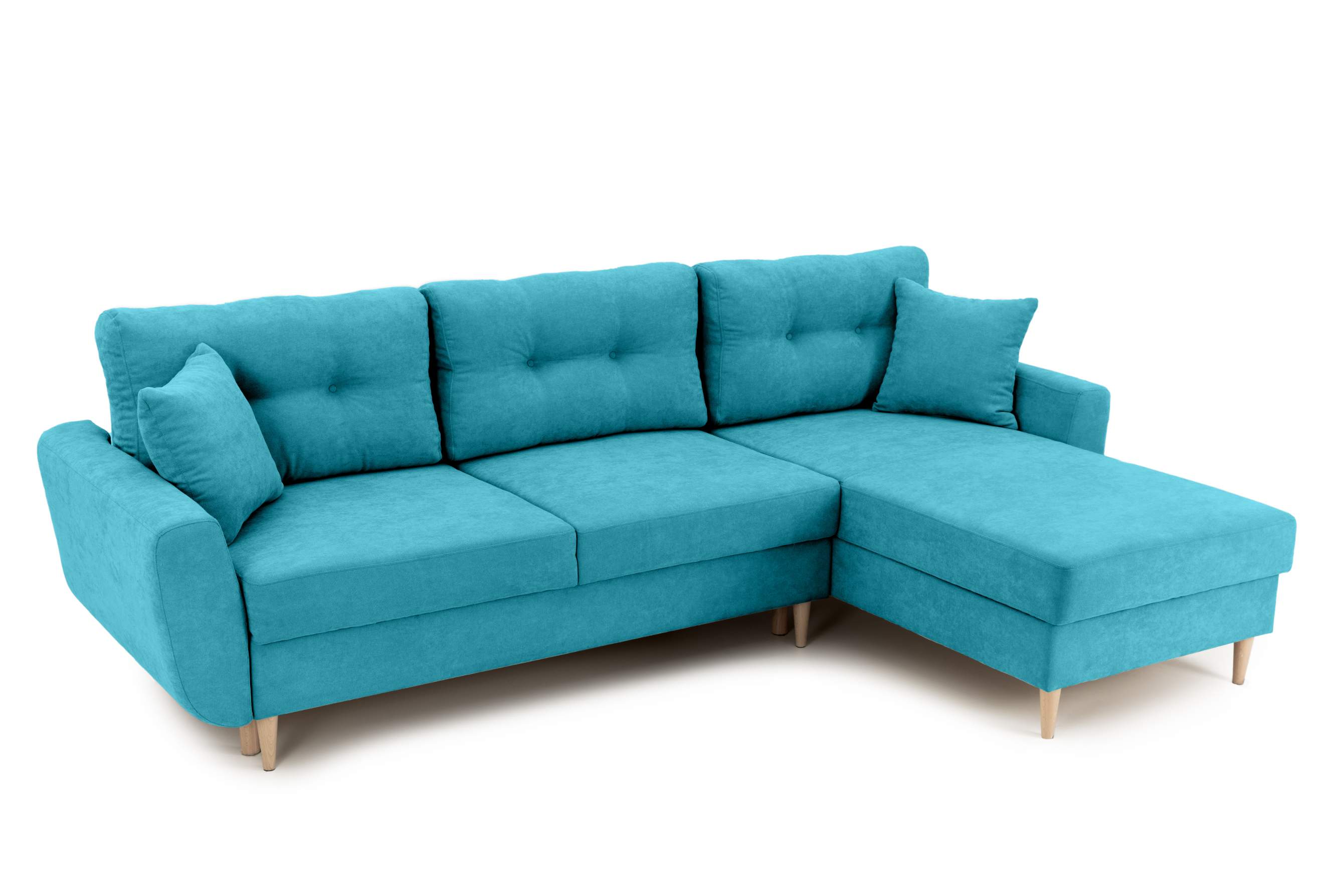 Colțar Extensibil HELSINKI, cu ladă de depozitare, variante stânga/dreapta 261x166x82 cm Prestige Home
