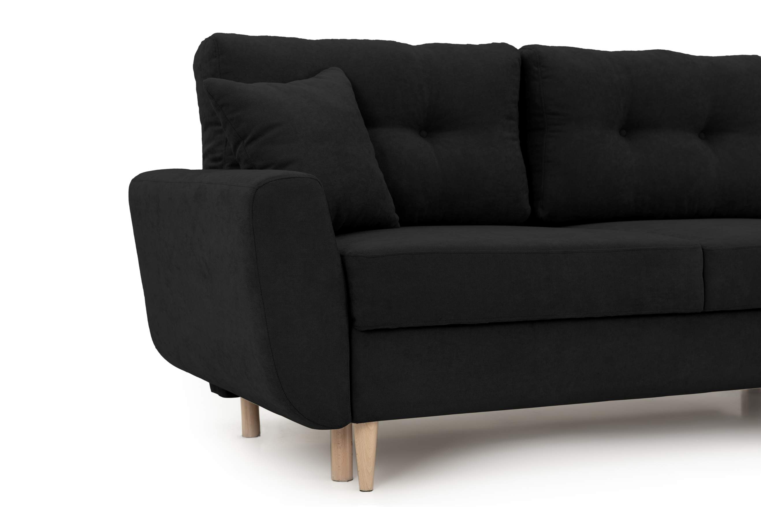 Colțar Extensibil HELSINKI, cu ladă de depozitare, variante stânga/dreapta 261x166x82 cm Prestige Home