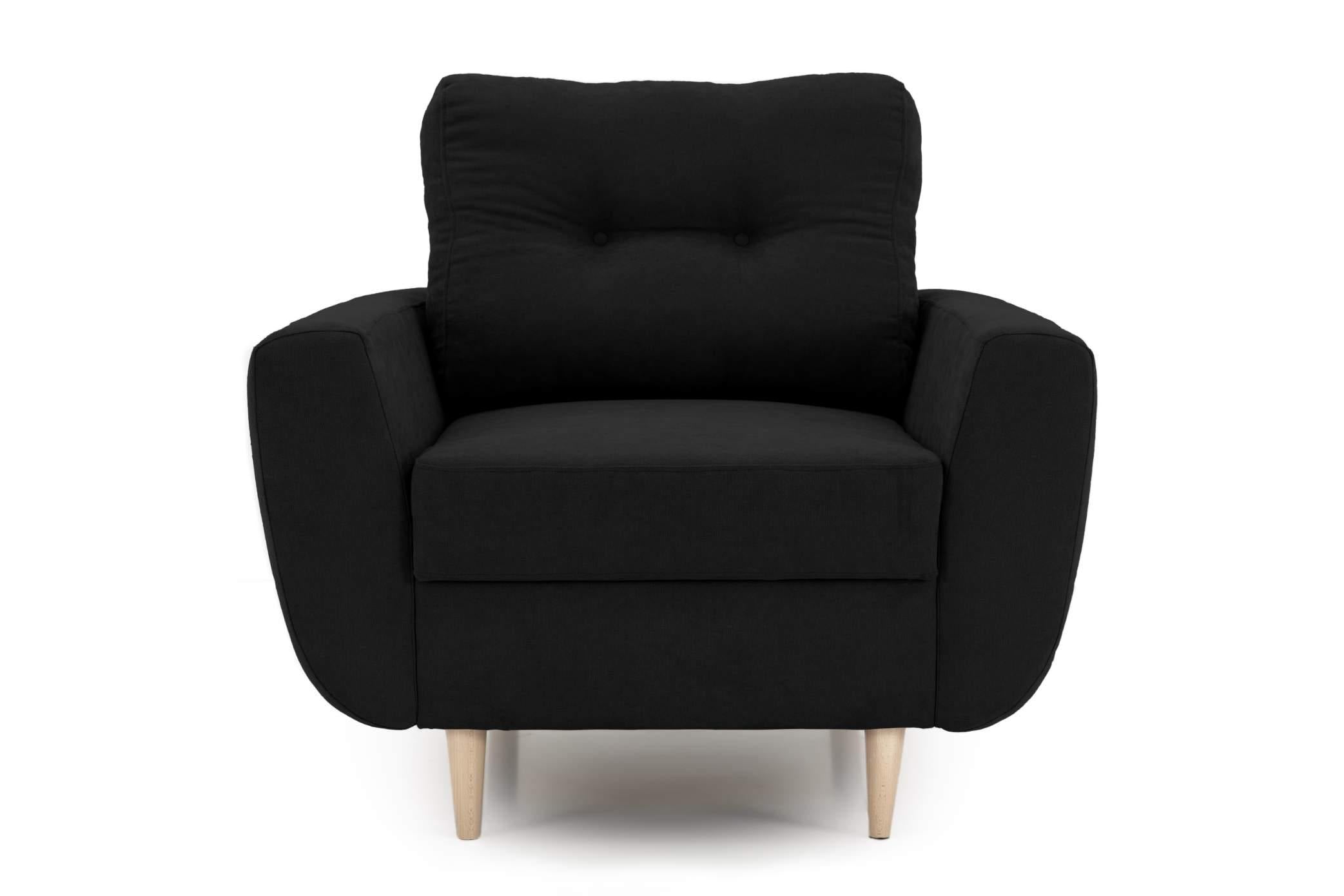 Fotoliu HELSINKI, 95x88x77 cm Negru-Enjoy Prestige Home