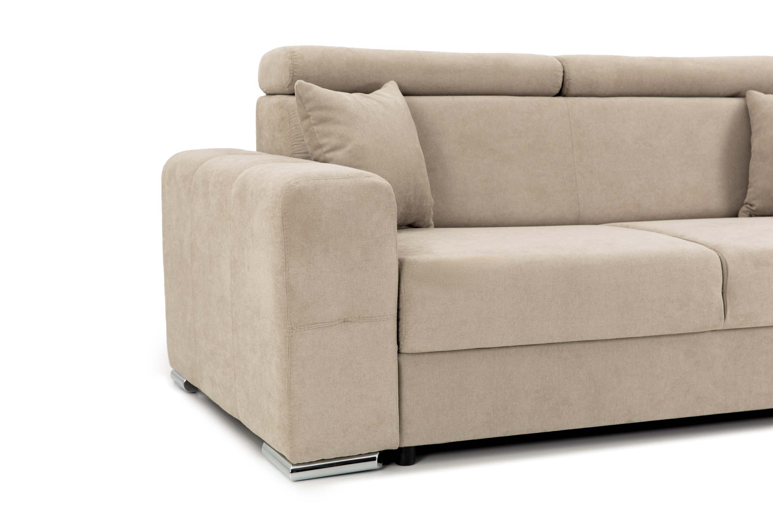 Canapea Fixă 2 locuri BELLAGIO, cu tetiere reglabile, 205x100x100 cm Prestige Home
