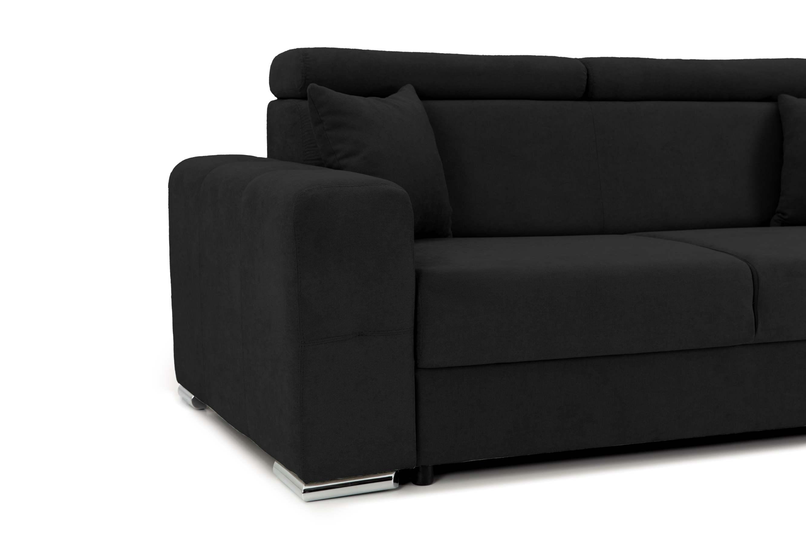 Canapea Fixă 2 locuri BELLAGIO, cu tetiere reglabile, 205x100x100 cm Prestige Home