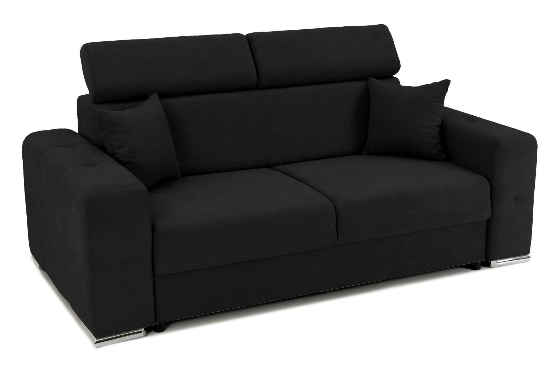 Canapea Fixă 2 locuri BELLAGIO, cu tetiere reglabile, 205x100x100 cm Prestige Home