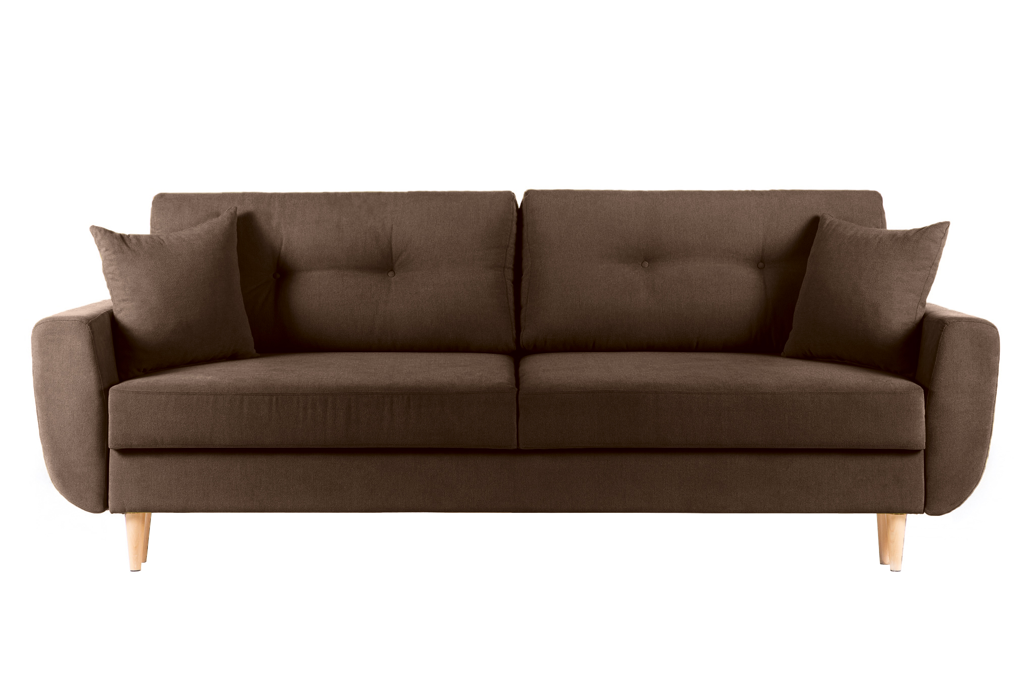 Canapea Extensibilă 3 locuri HELSINKI, cu ladă de depozitare, 227x90x90 cm Maro-Enjoy Prestige Home