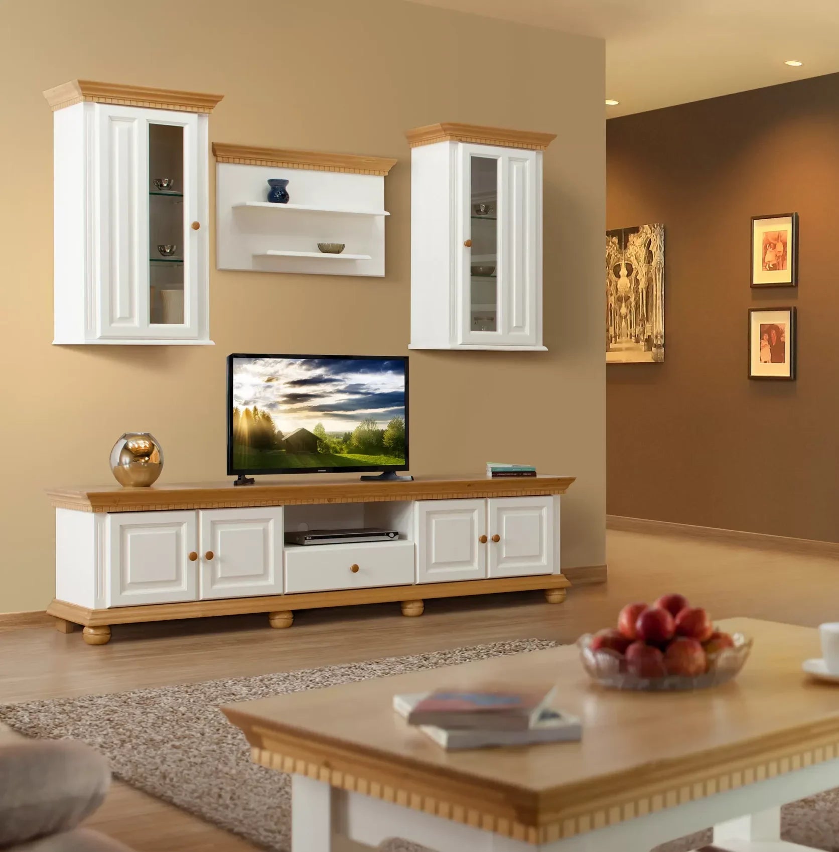 Set living Bavaria din lemn masiv Arboteca