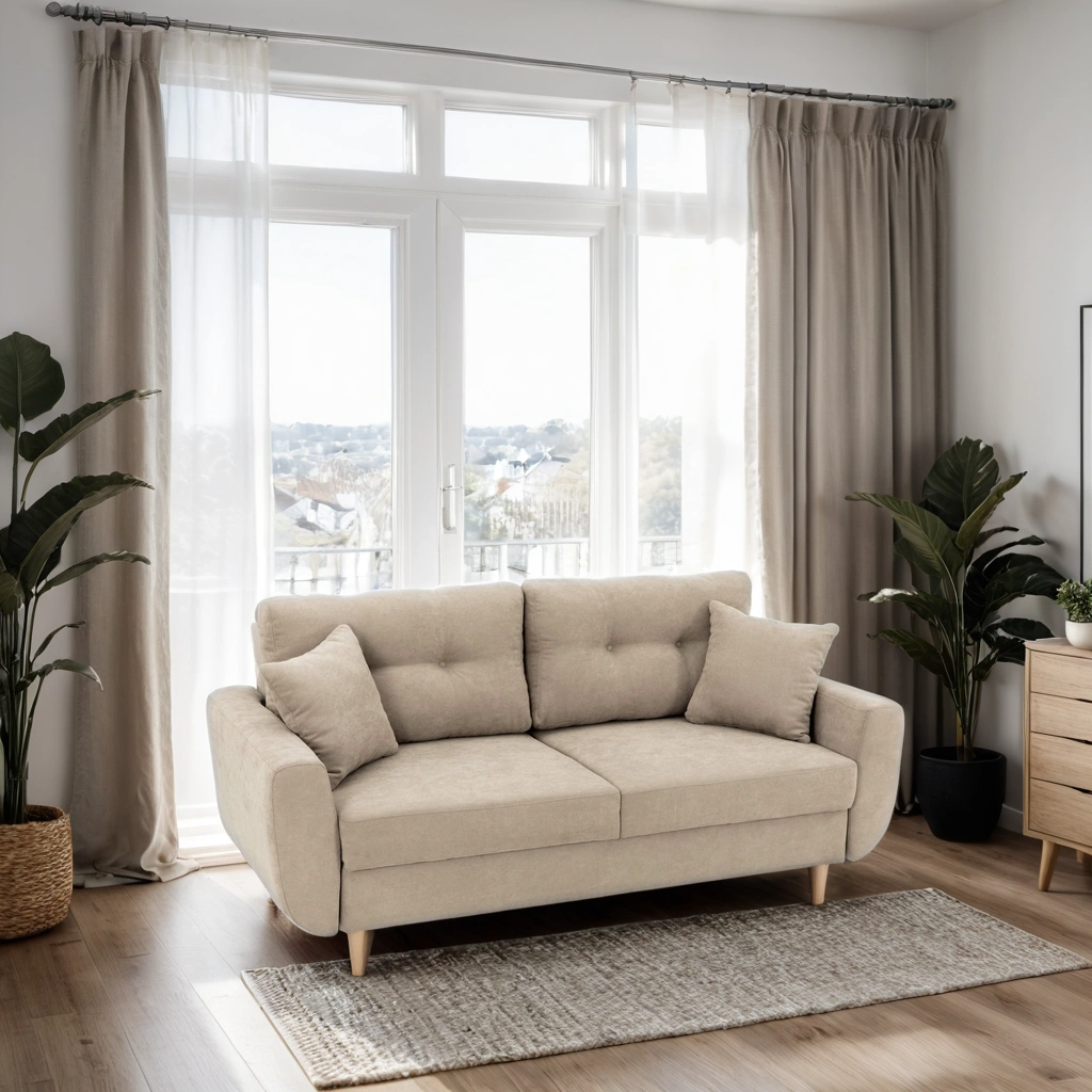 Canapea Fixă 2 locuri HELSINKI, 190x90x81 cm Prestige Home