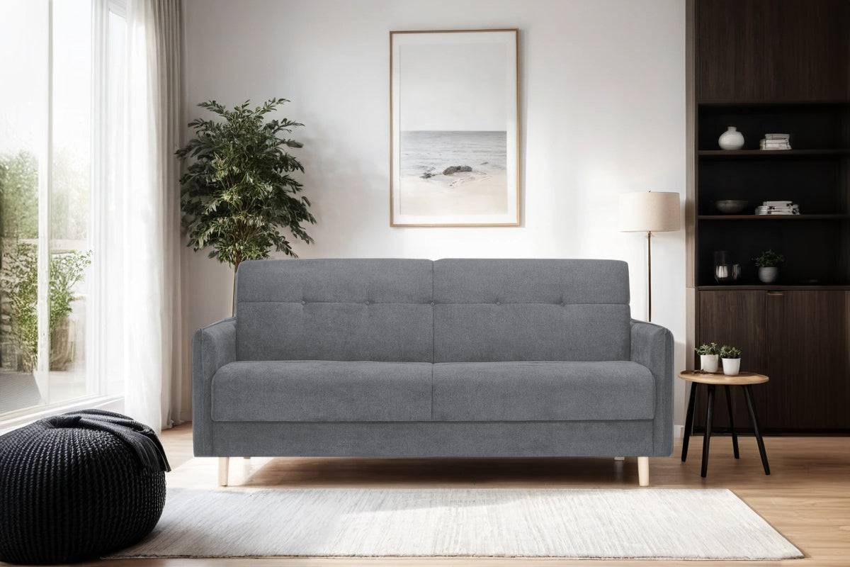 Canapea Extensibilă 3 locuri STONE, cu ladă de depozitare, 210x70x98 cm Prestige Home