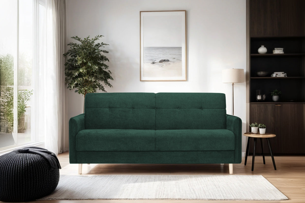 Canapea Extensibilă 3 locuri STONE, cu ladă de depozitare, 210x70x98 cm Prestige Home