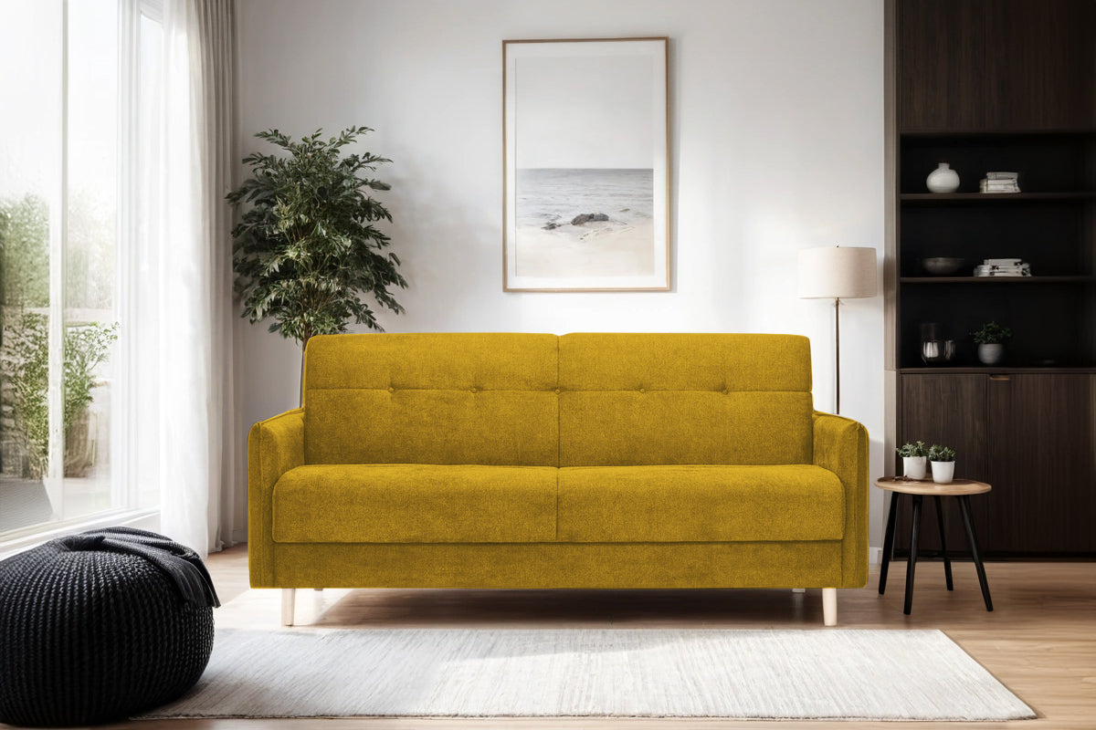 Canapea Extensibilă 3 locuri STONE, cu ladă de depozitare, 210x70x98 cm Prestige Home