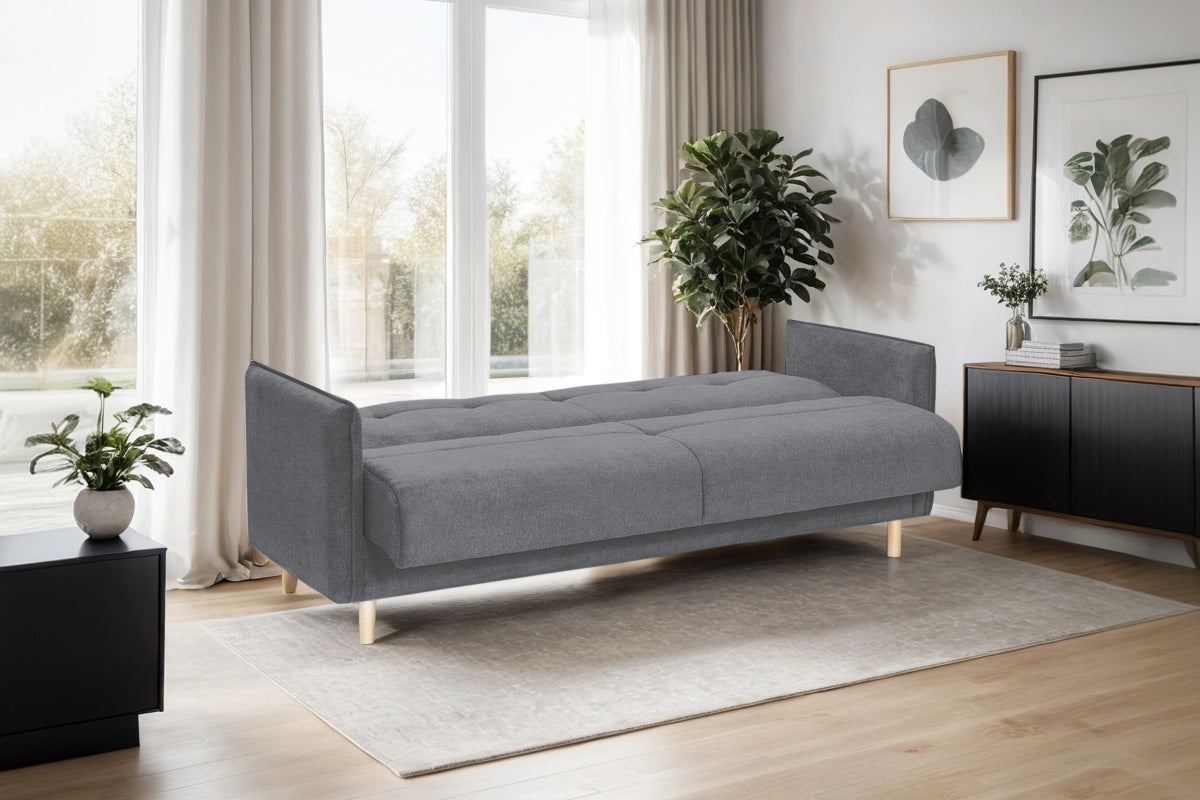 Canapea Extensibilă 3 locuri STONE, cu ladă de depozitare, 210x70x98 cm Prestige Home
