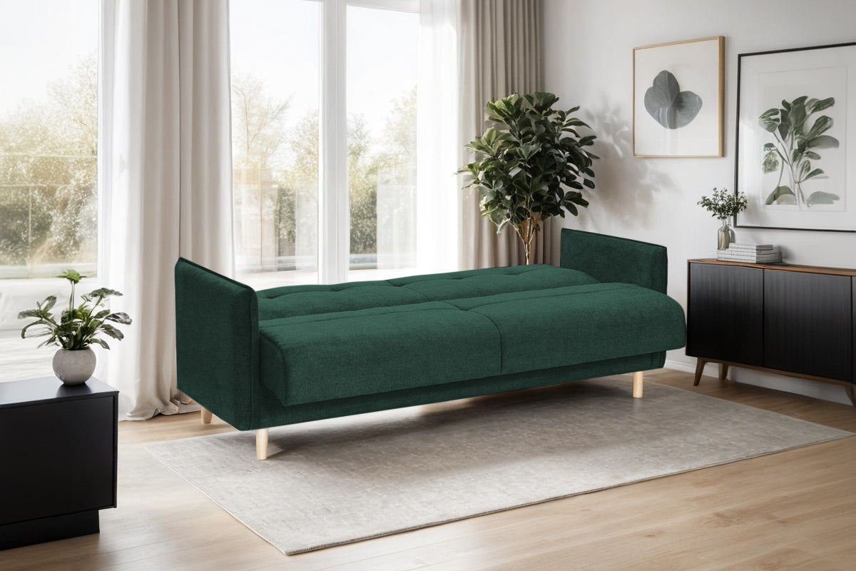 Canapea Extensibilă 3 locuri STONE, cu ladă de depozitare, 210x70x98 cm Prestige Home