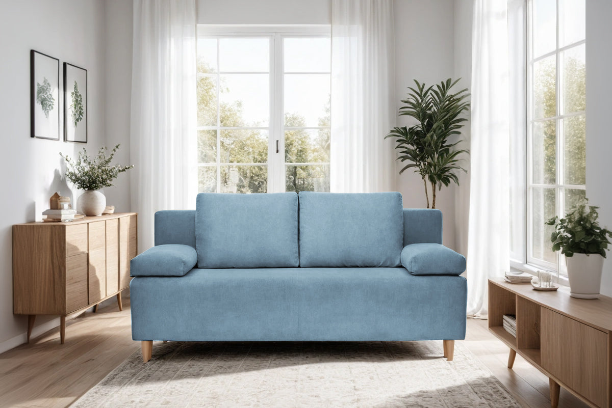 Canapea Extensibilă 3 locuri CANDY, cu ladă de depozitare, 190x95x100 cm Prestige Home