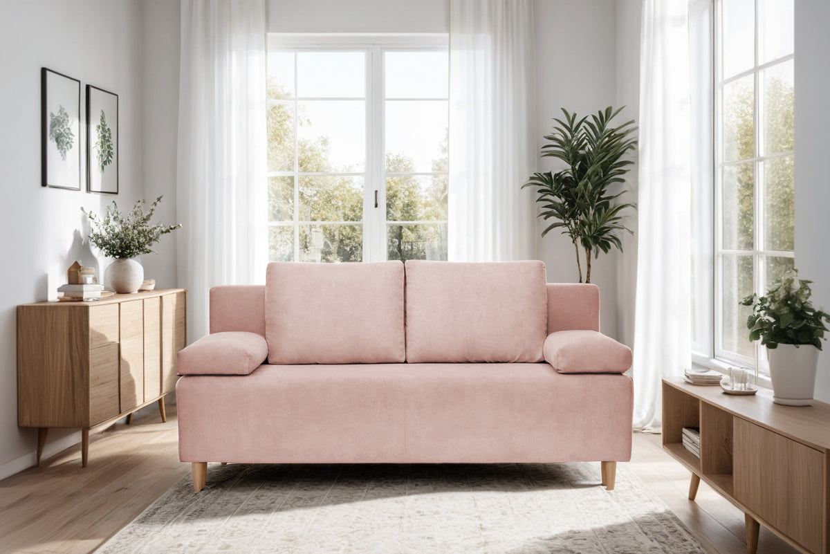Canapea Extensibilă 3 locuri CANDY, cu ladă de depozitare, 190x95x100 cm Prestige Home