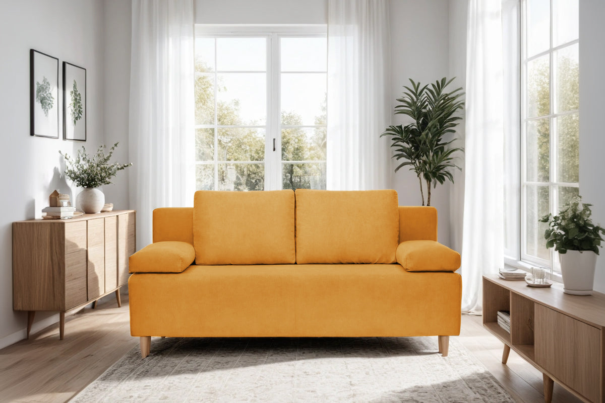 Canapea Extensibilă 3 locuri CANDY, cu ladă de depozitare, 190x95x100 cm Prestige Home