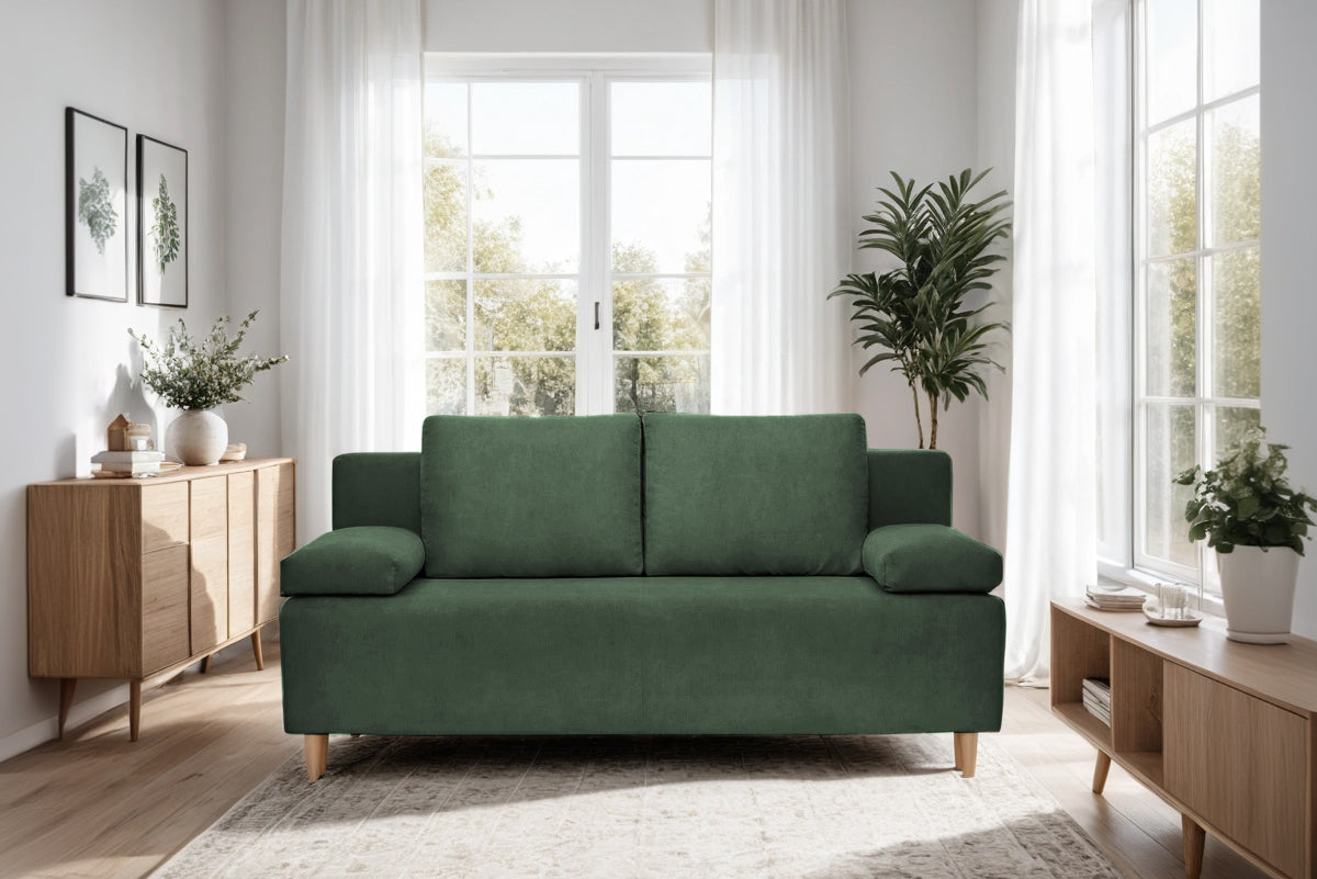 Canapea Extensibilă 3 locuri CANDY, cu ladă de depozitare, 190x95x100 cm Prestige Home
