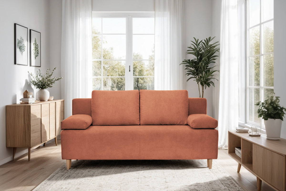 Canapea Extensibilă 3 locuri CANDY, cu ladă de depozitare, 190x95x100 cm Prestige Home