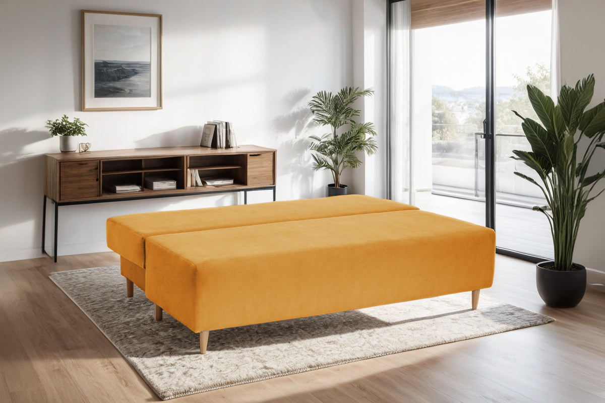 Canapea Extensibilă 3 locuri CANDY, cu ladă de depozitare, 190x95x100 cm Prestige Home