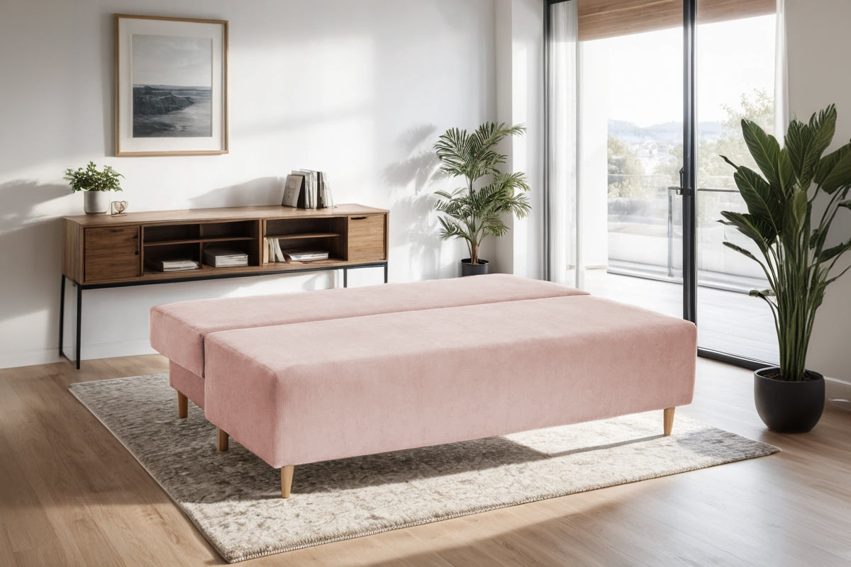 Canapea Extensibilă 3 locuri CANDY, cu ladă de depozitare, 190x95x100 cm Prestige Home
