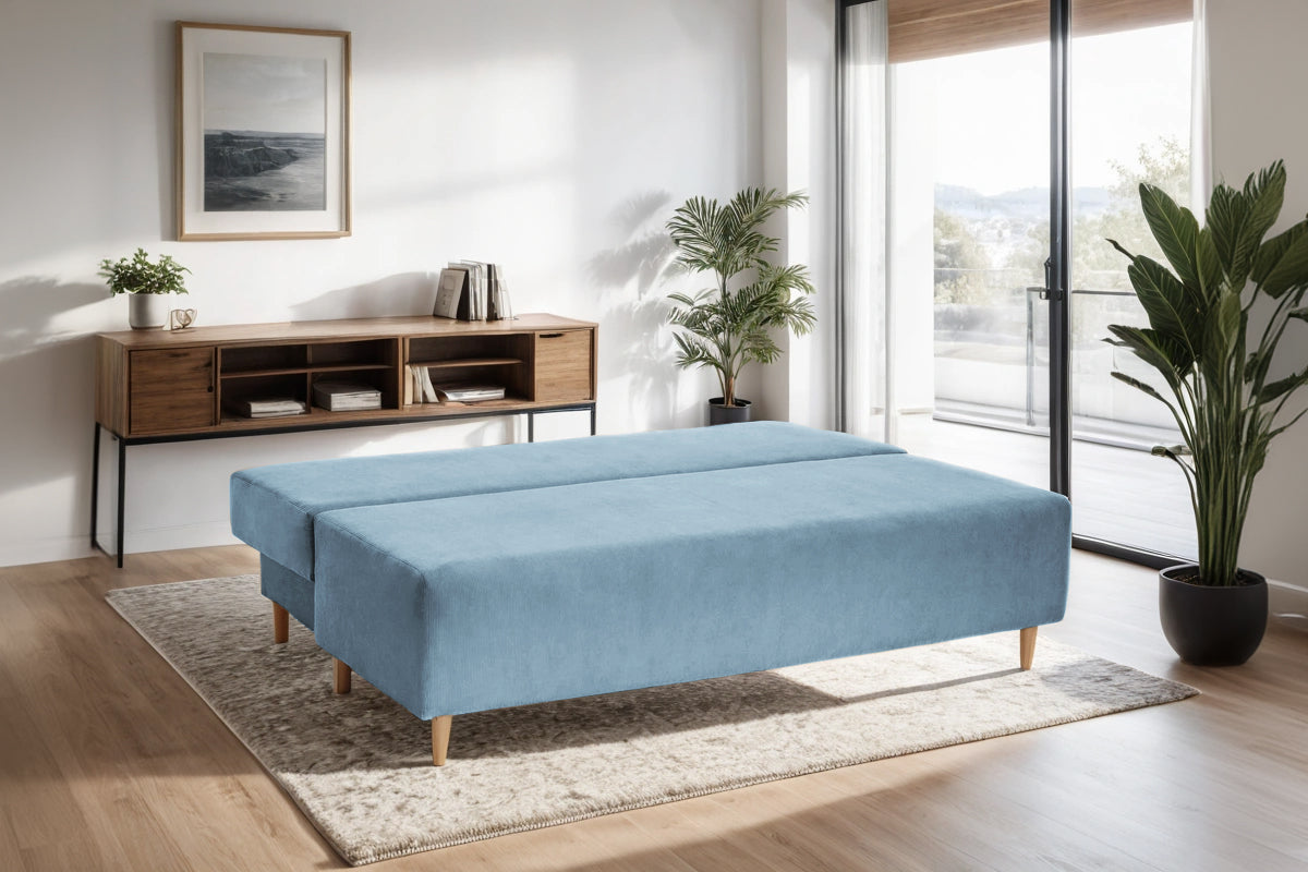 Canapea Extensibilă 3 locuri CANDY, cu ladă de depozitare, 190x95x100 cm Prestige Home
