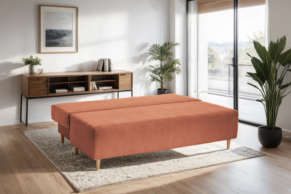 Canapea Extensibilă 3 locuri CANDY, cu ladă de depozitare, 190x95x100 cm Prestige Home