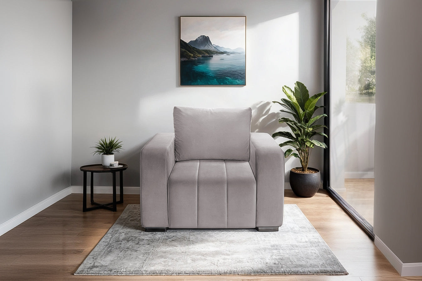 Fotoliu DIEGO, 103x93x88 cm Prestige Home