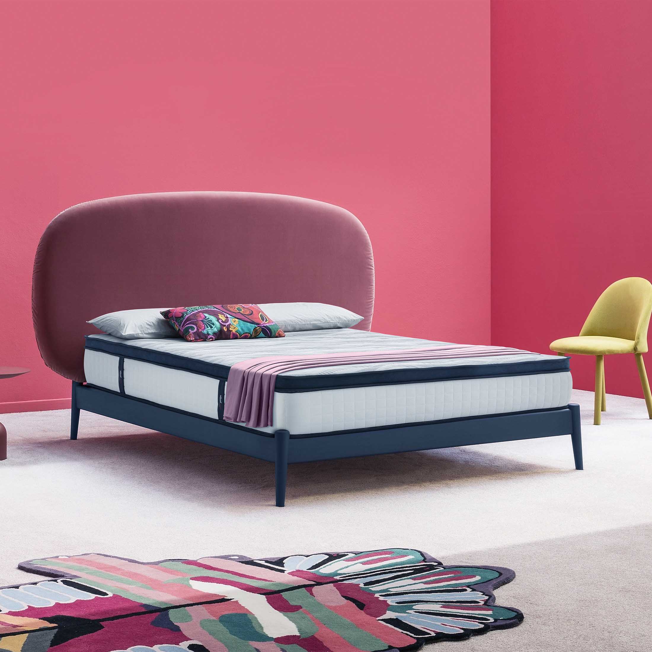 Saltea Ideal Sleep HOTEL SERIES CALIFORNIA LUX MEMORY, Arcuri Bonell, spumă poliuretanică elastică, spumă cu memorie, husă cu aerisire optimă, superortopedică, Grosime 28 cm - Prestige Home