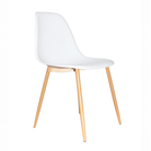Scaun, alb/natural, 46x53x84.5 cm Kondela