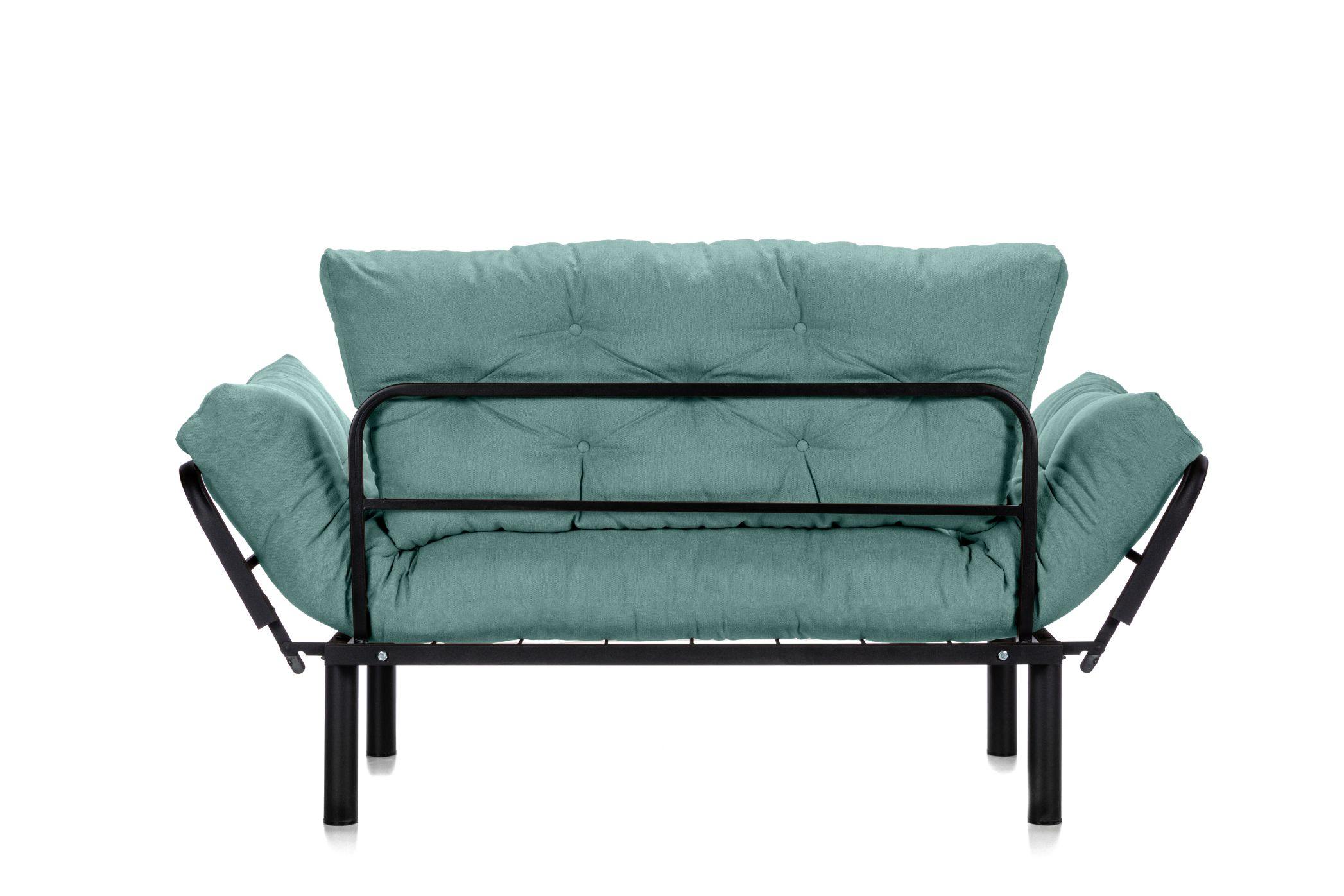 Canapea Extensibila 2 locuri SUNNY, pentru terasa, 155X70X85 cm,  prestigehome.ro, Prestige Home, Prestige, balcon, gradina mobila, #color_menta-enjoy