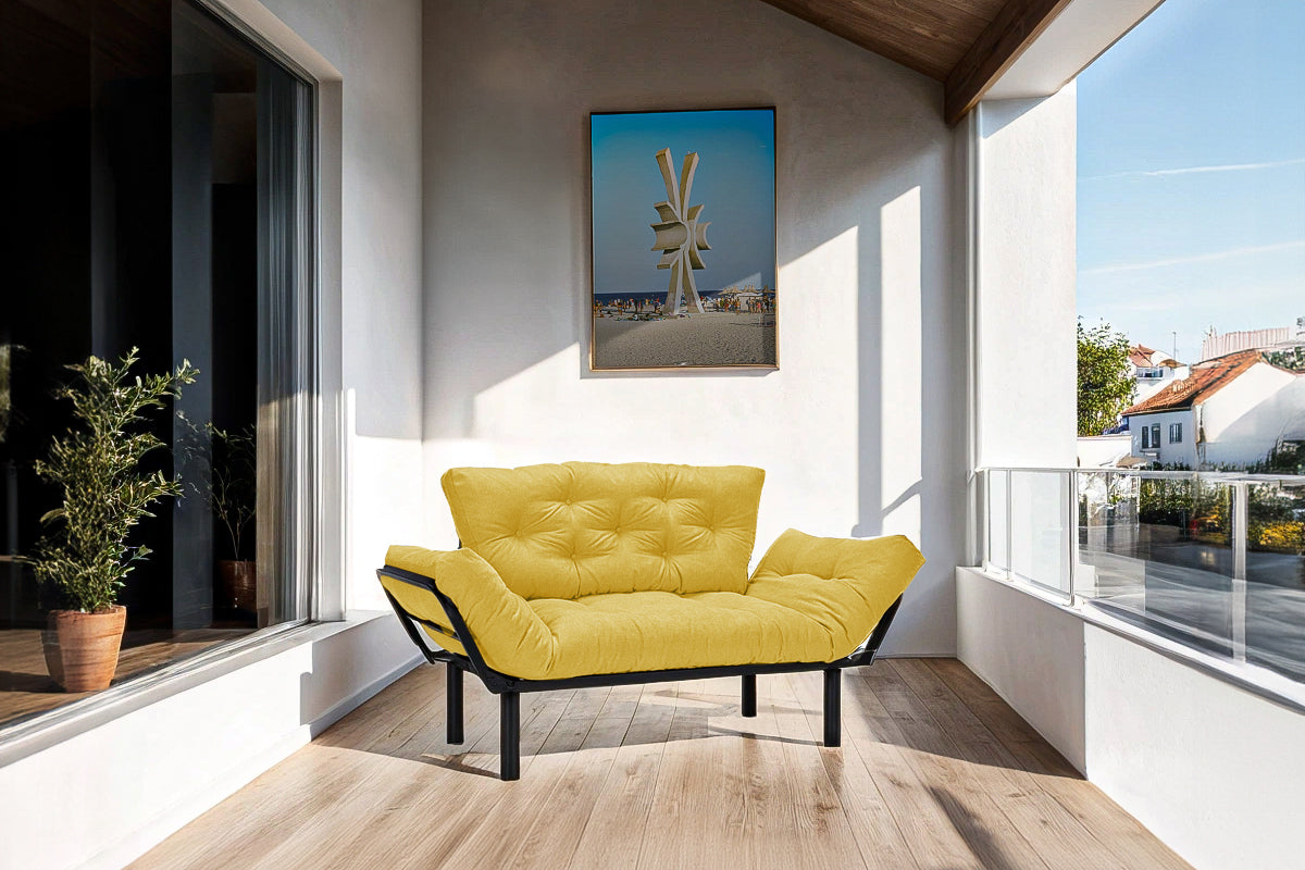 Canapea Extensibilă 2 locuri SUNNY, pentru terasă, 155x70x85 cm Prestige Home