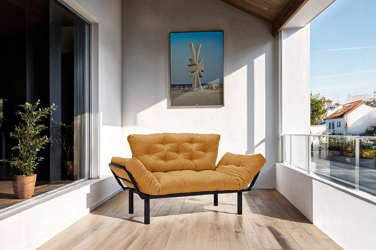 Canapea Extensibilă 2 locuri SUNNY, pentru terasă, 155x70x85 cm Prestige Home