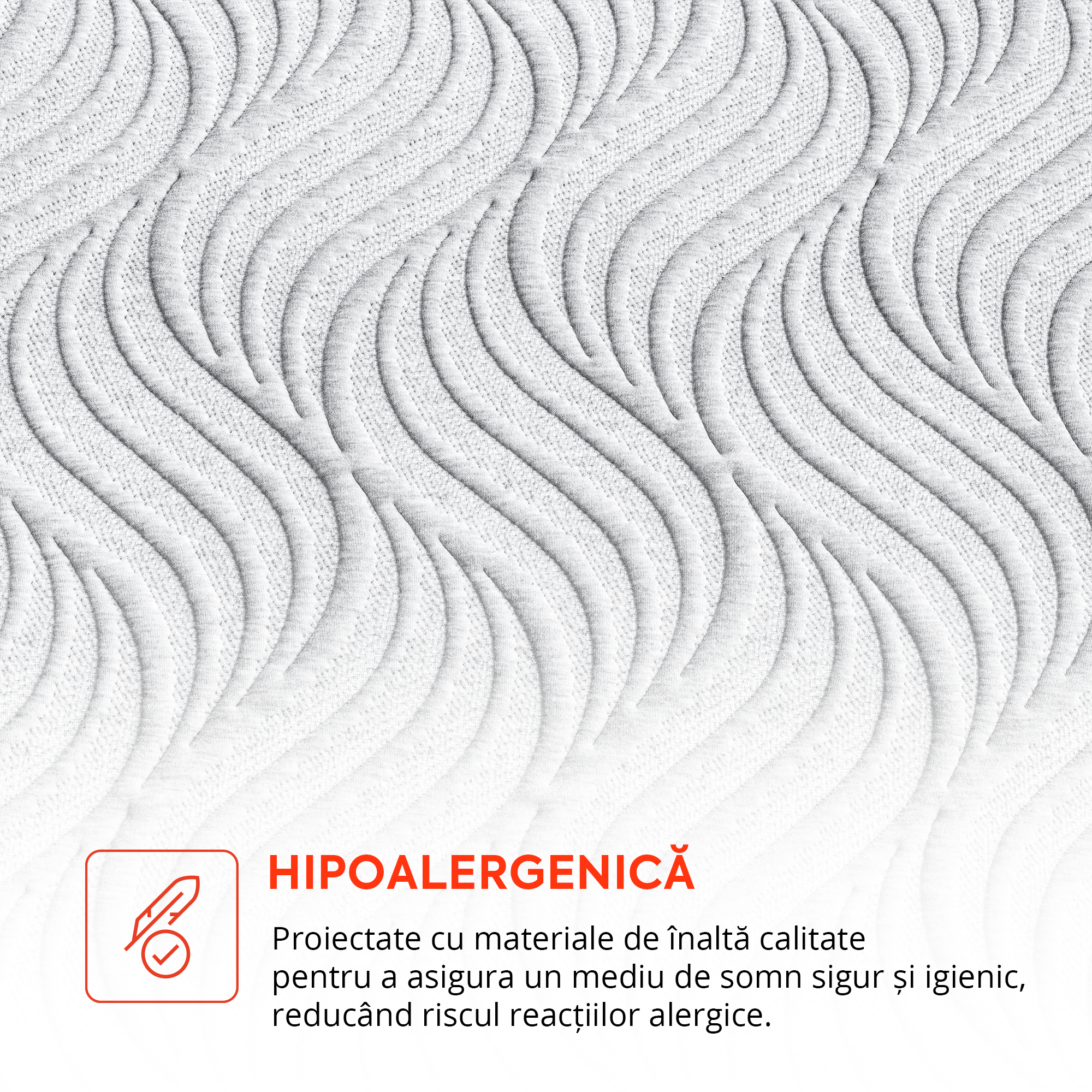 Saltea WAVE MULTILAYER, spumă cu memorie, spumă reziliență mare, husă hipoalergenică detașabilă și lavabilă, superortopedică, grosime 20 cm-Saltele-Prestige-80x190-Prestige Home