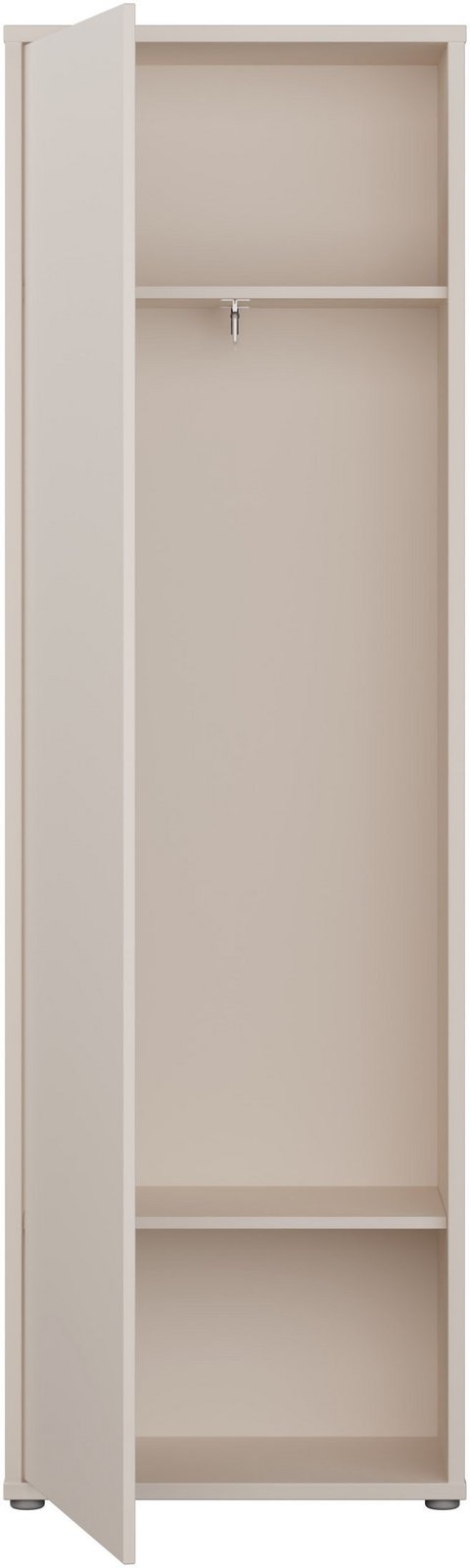 Dulap de hol Alice Springs, alb, 60×192×35 cm, Push-to-Open Arboteca