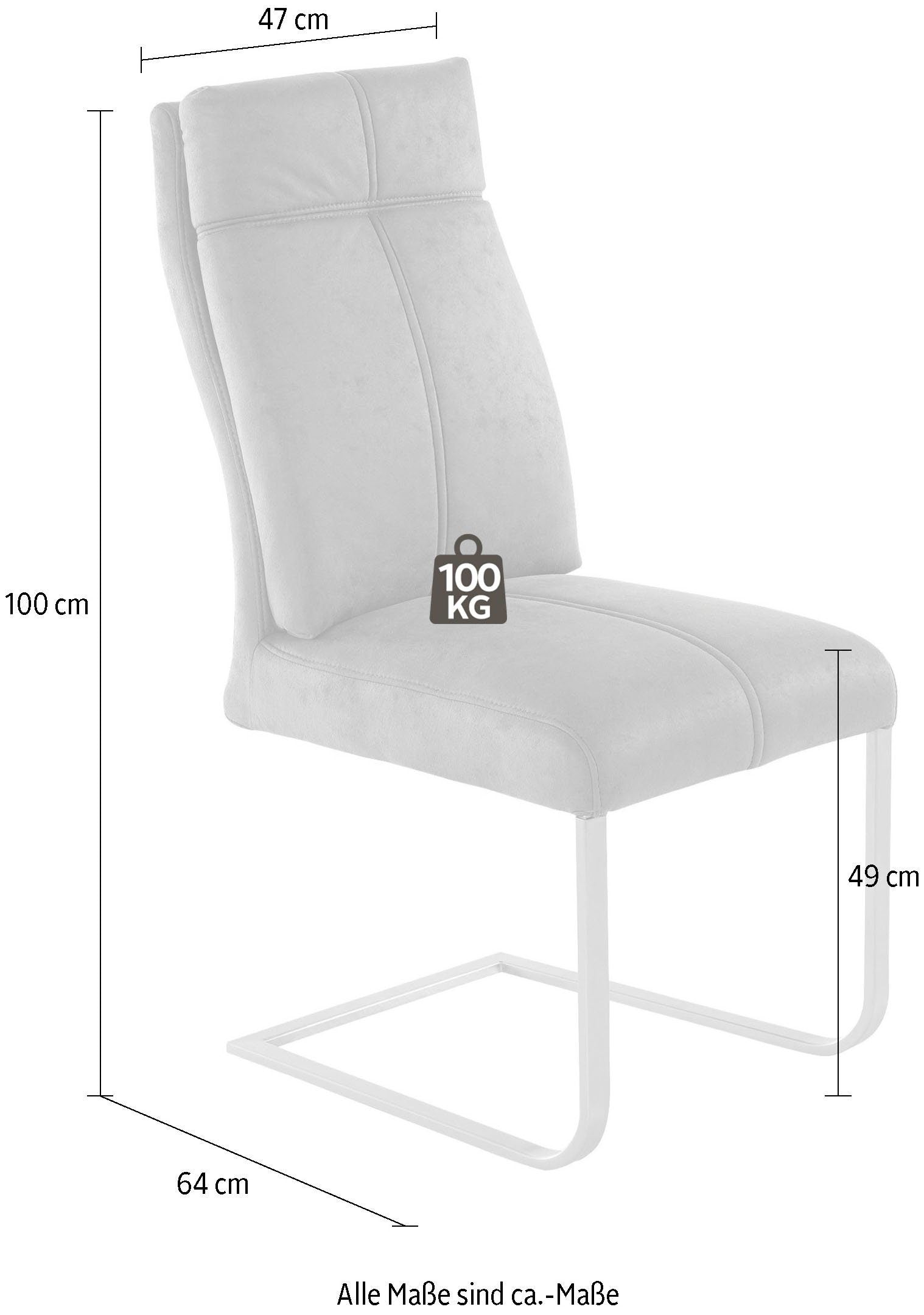 Set de 2 scaune tapițate Luanda Arboteca