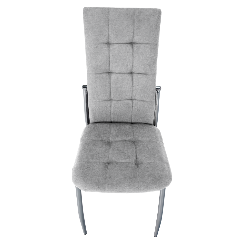 Scaun KOZANI 2, țesătură gri/metal, 46x56x99 cm Kondela