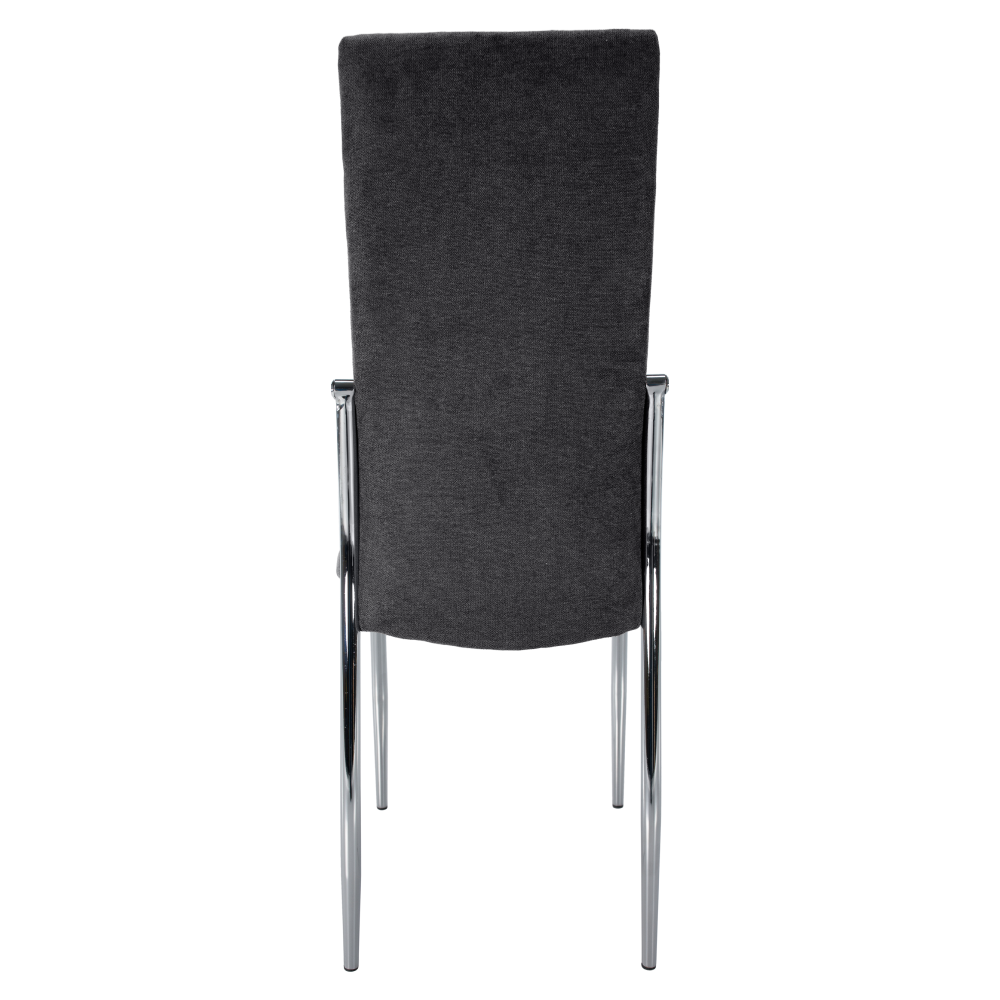 Scaun KOZANI 2, țesătură gri închis/metal, 46x56x99 cm Kondela